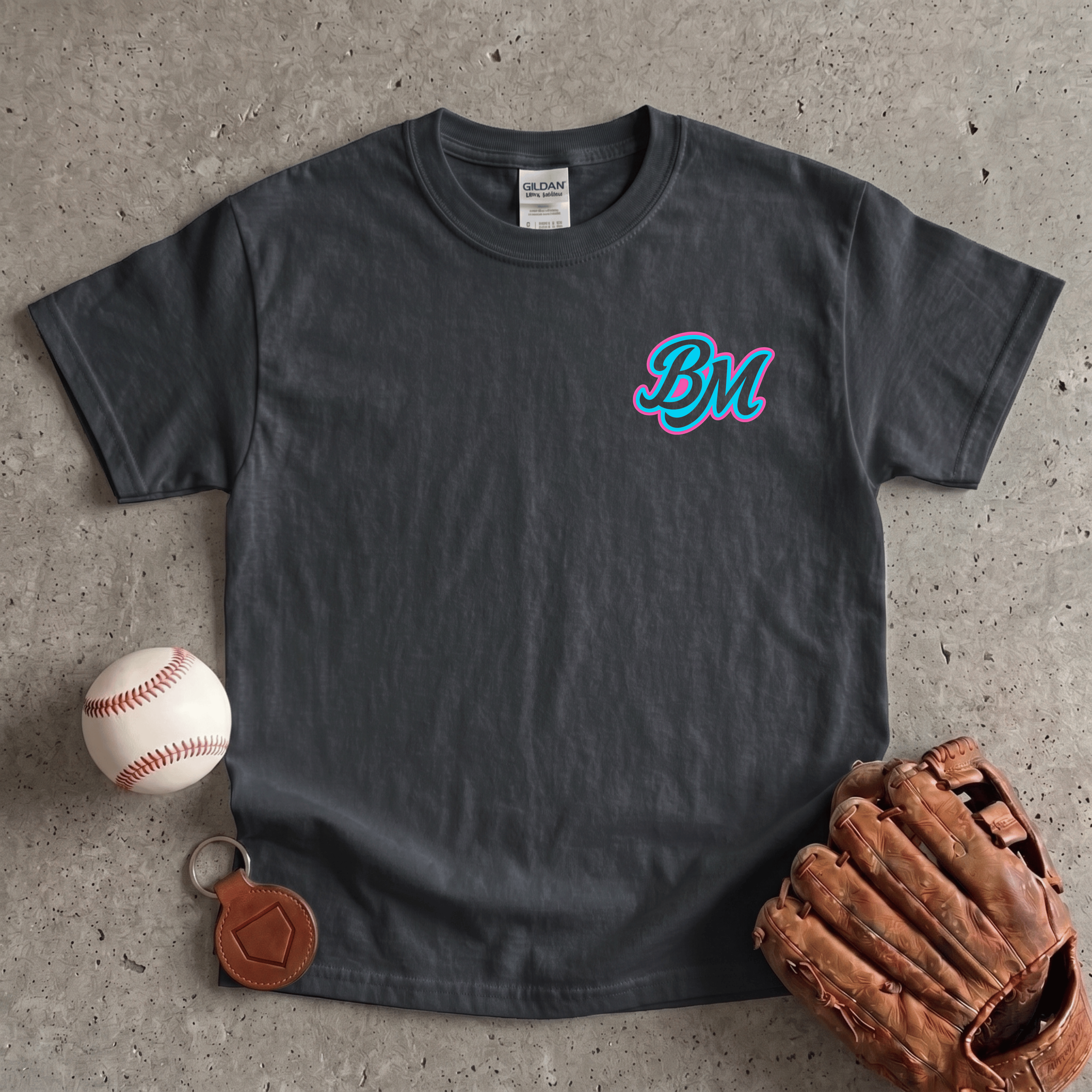 Collection of 6-7 Baseball Mode Youth T-Shirt in a gallery layout