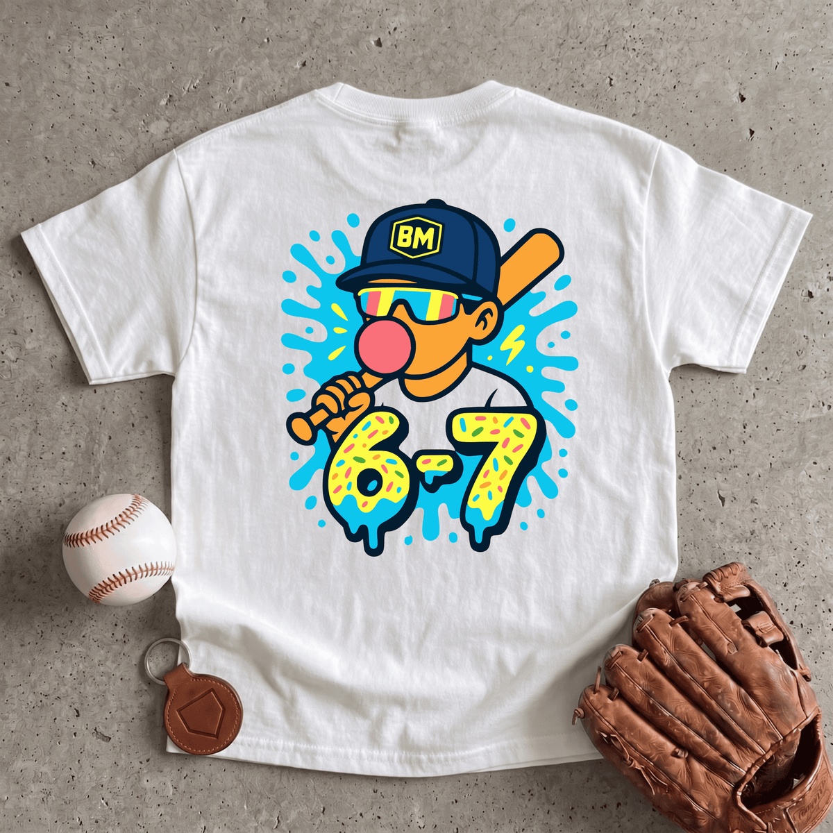 6-7 Baseball Mode Youth T-Shirt