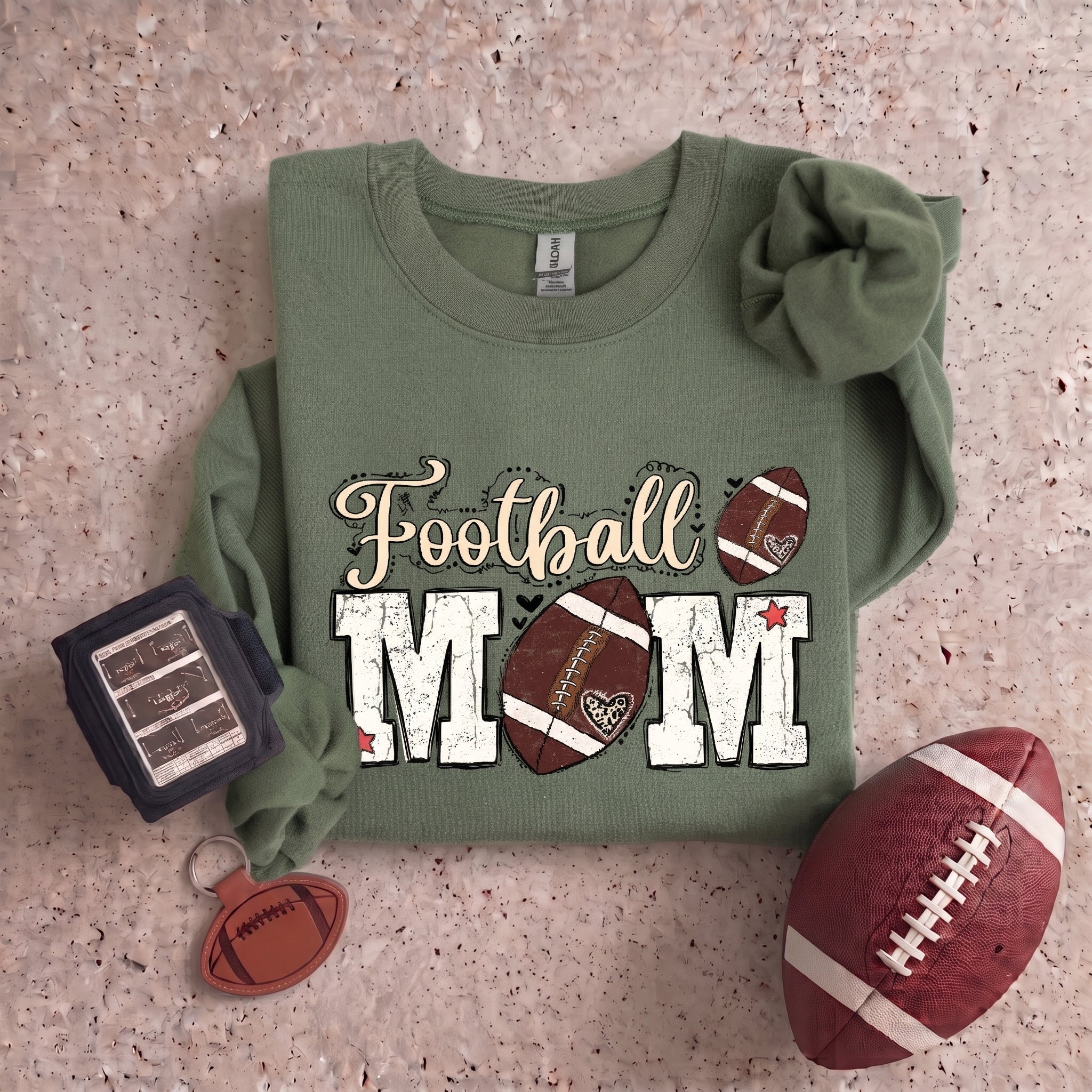 Collection of Football Mom Sweatshirt in a gallery layout