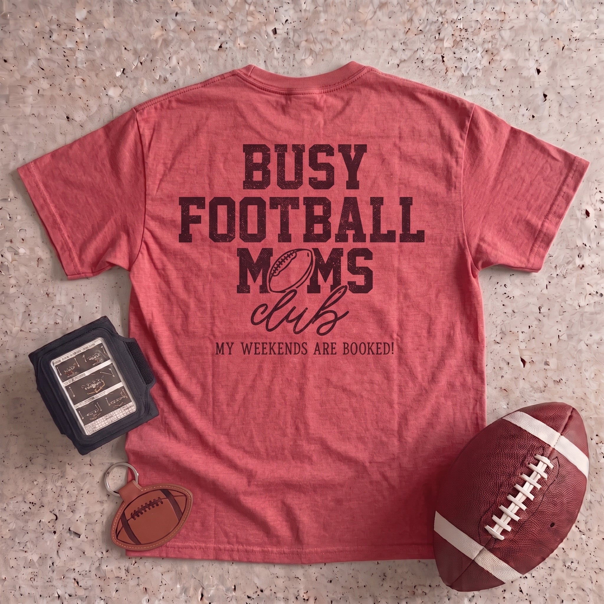 Collection of Busy Football Moms Club T-Shirt in a gallery layout