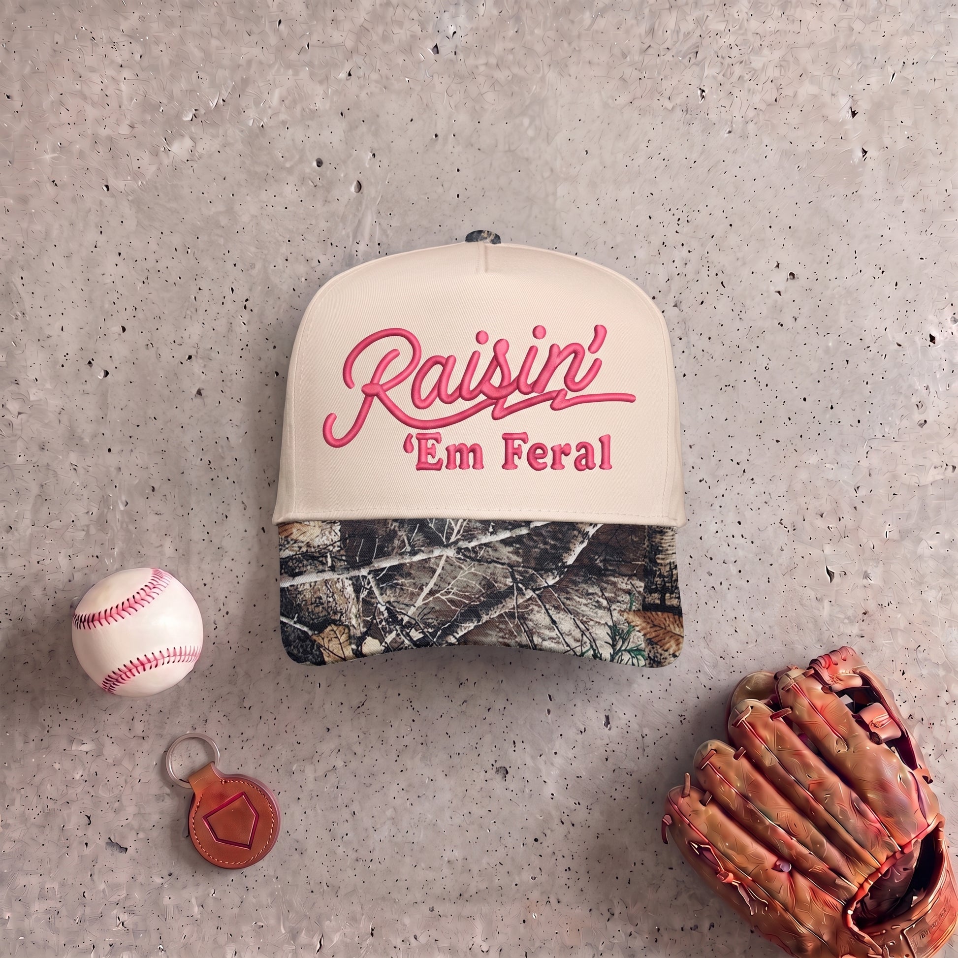 Raisin Em Feral Trucker Hat