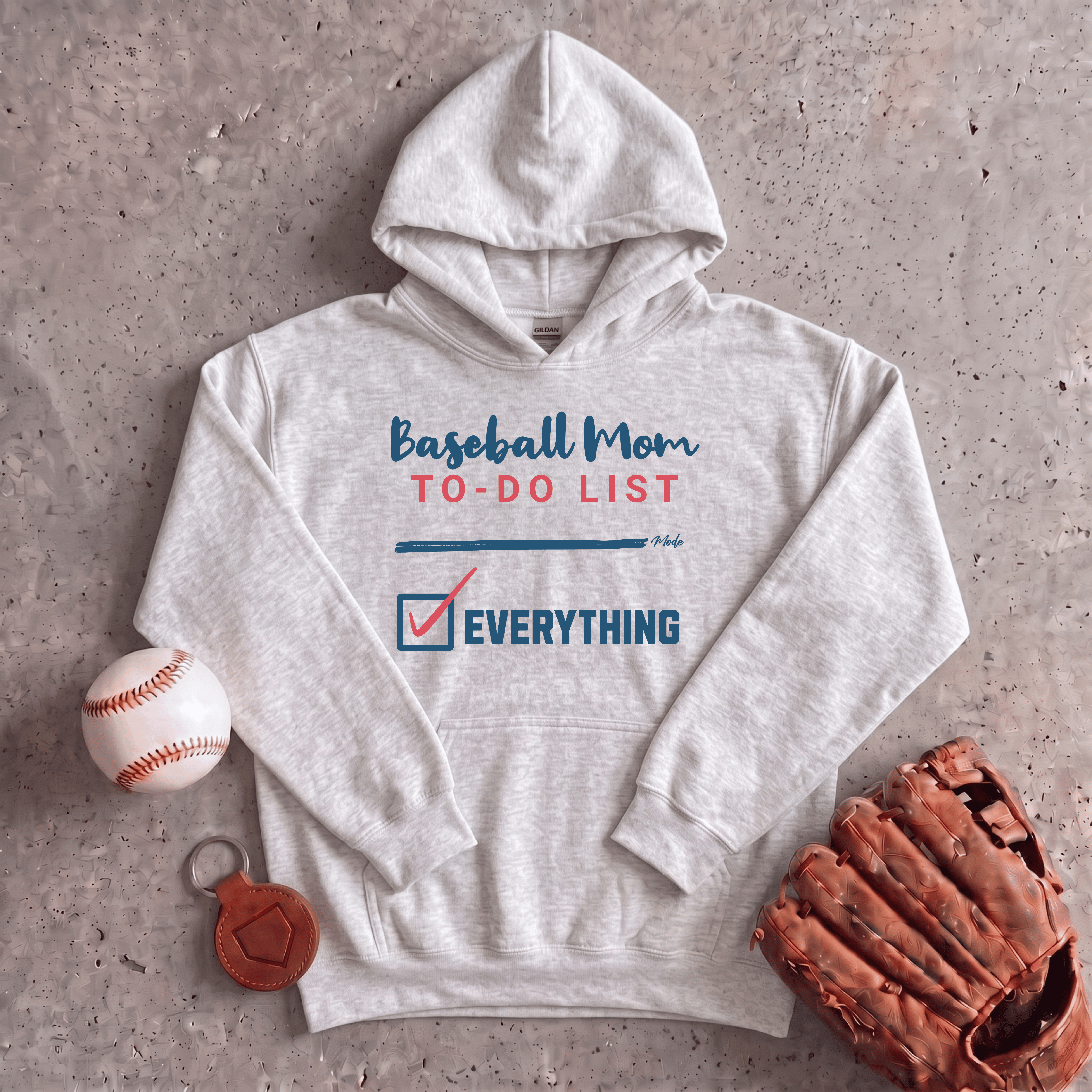 Collection of Baseball Mom To Do List Hoodie in a gallery layout
