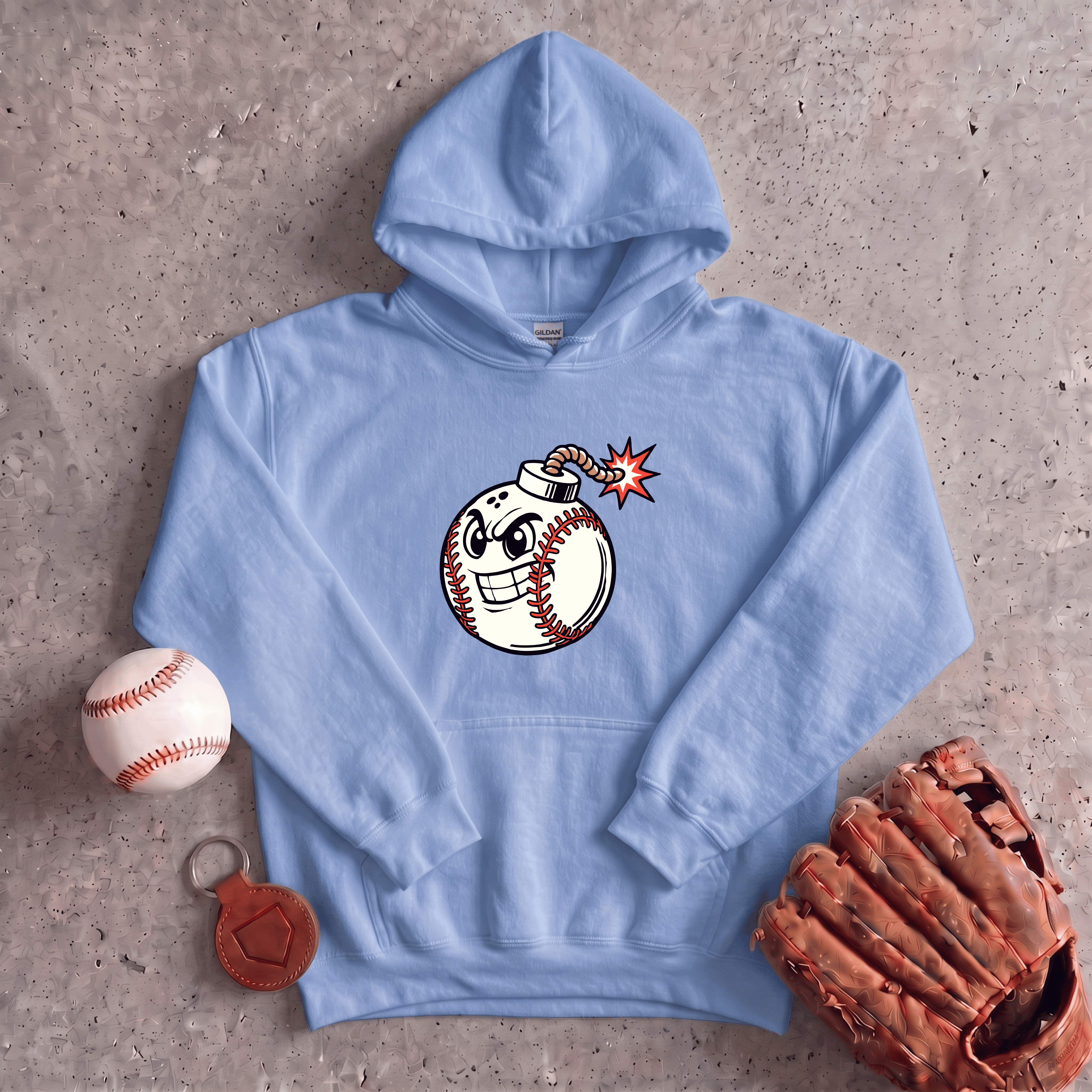 Collection of Hitting Bombs Hoodie in a gallery layout