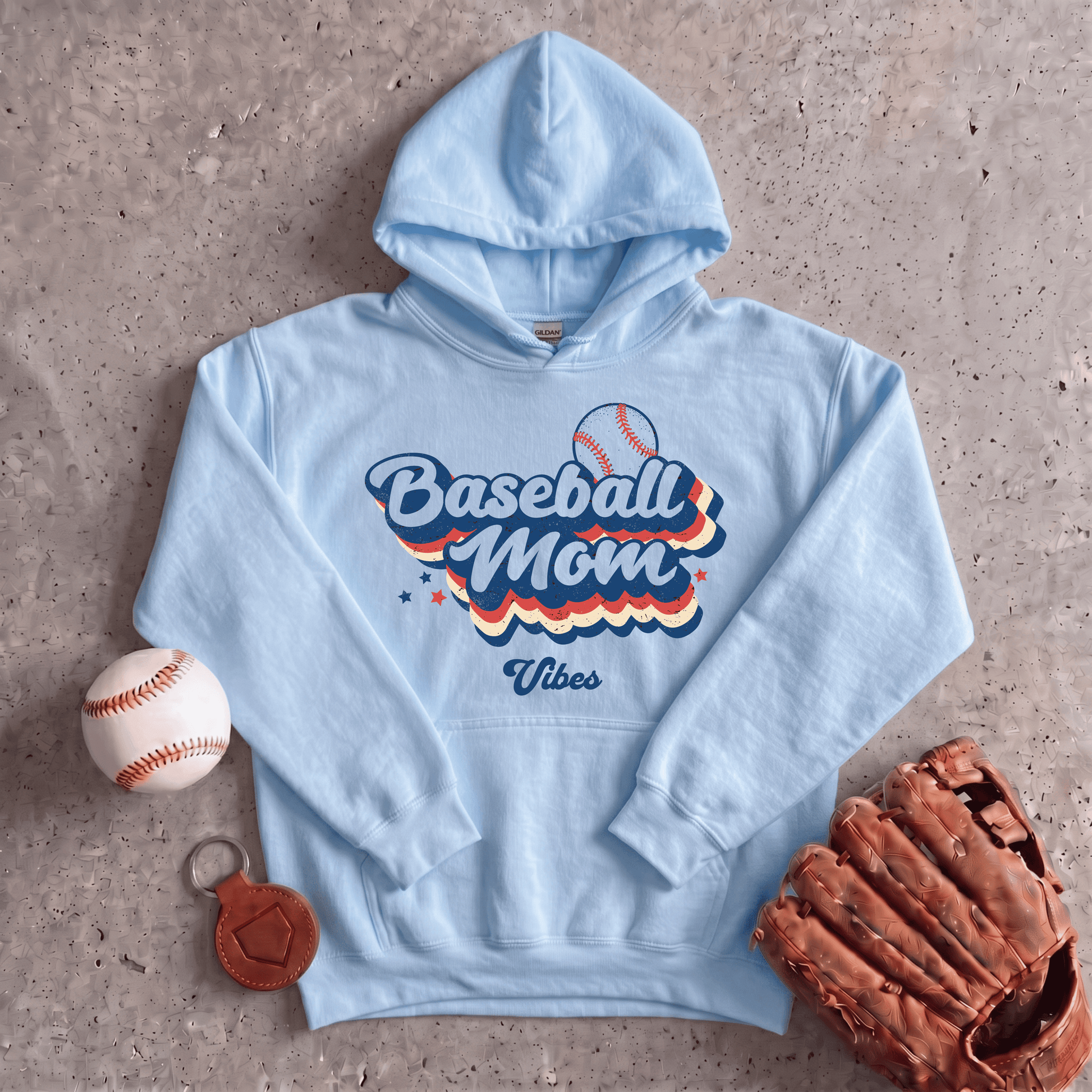 Baseball Mom Voice Hoodie