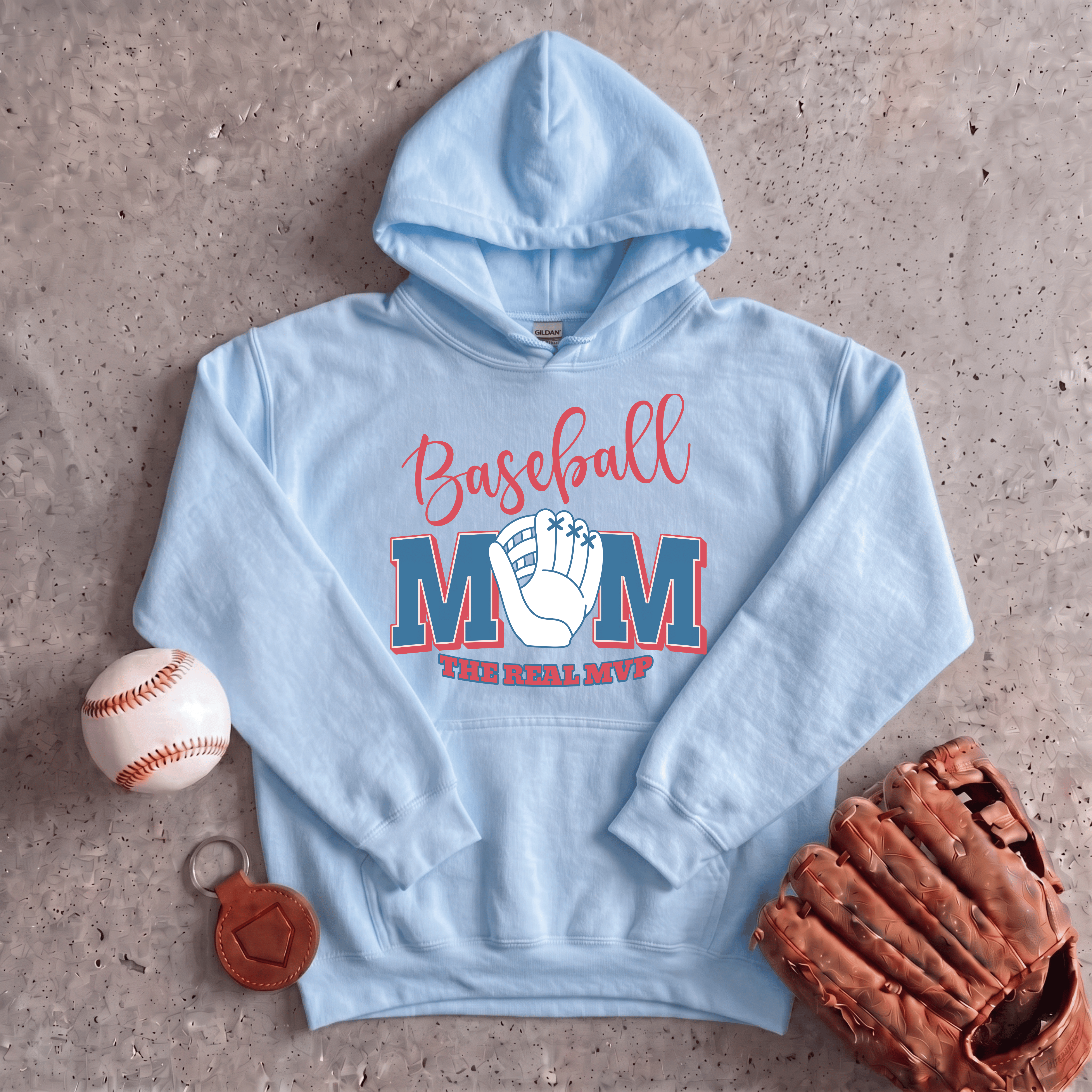Collection of Baseball Mom Hoodie in a gallery layout