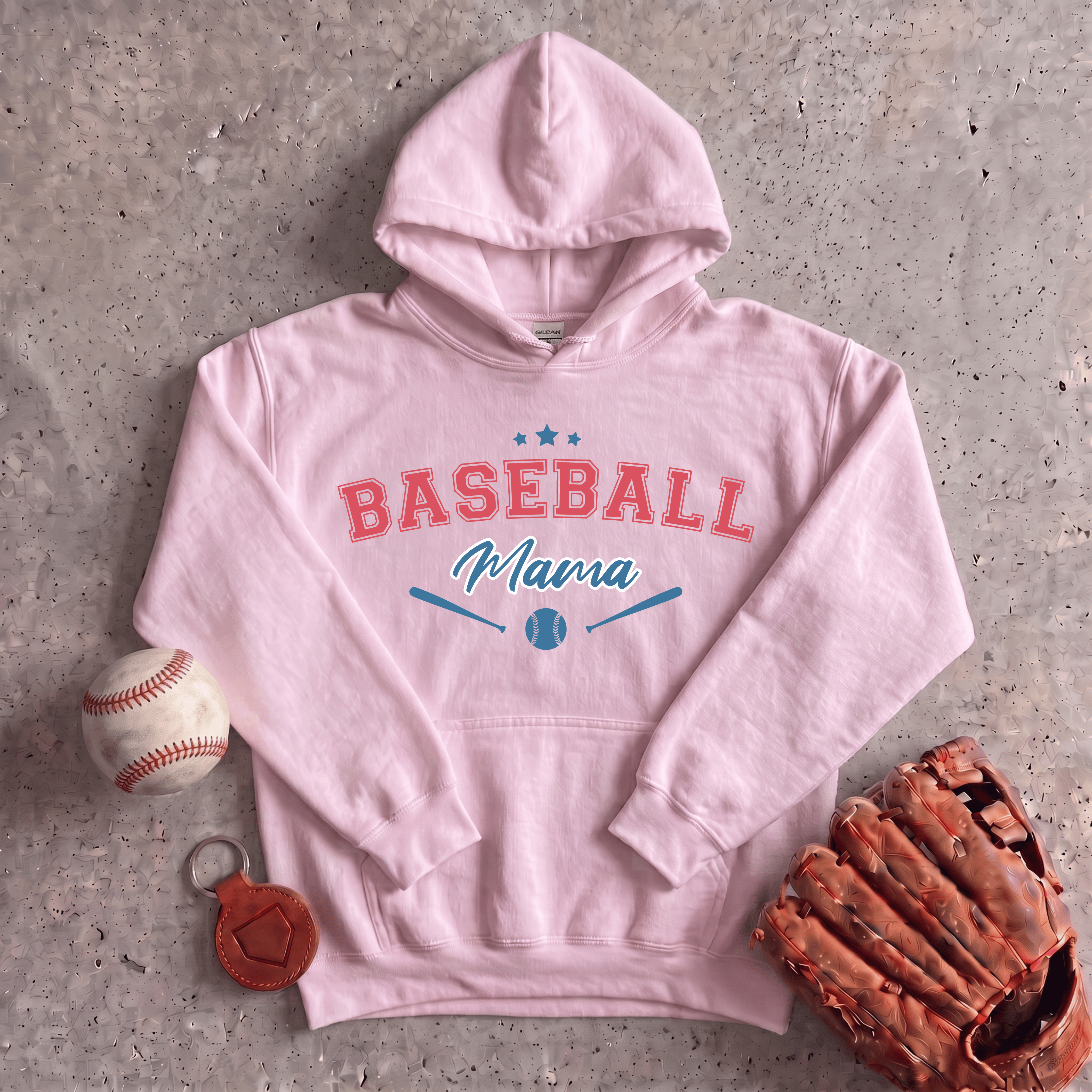 Collection of Baseball Mama Hoodie in a gallery layout