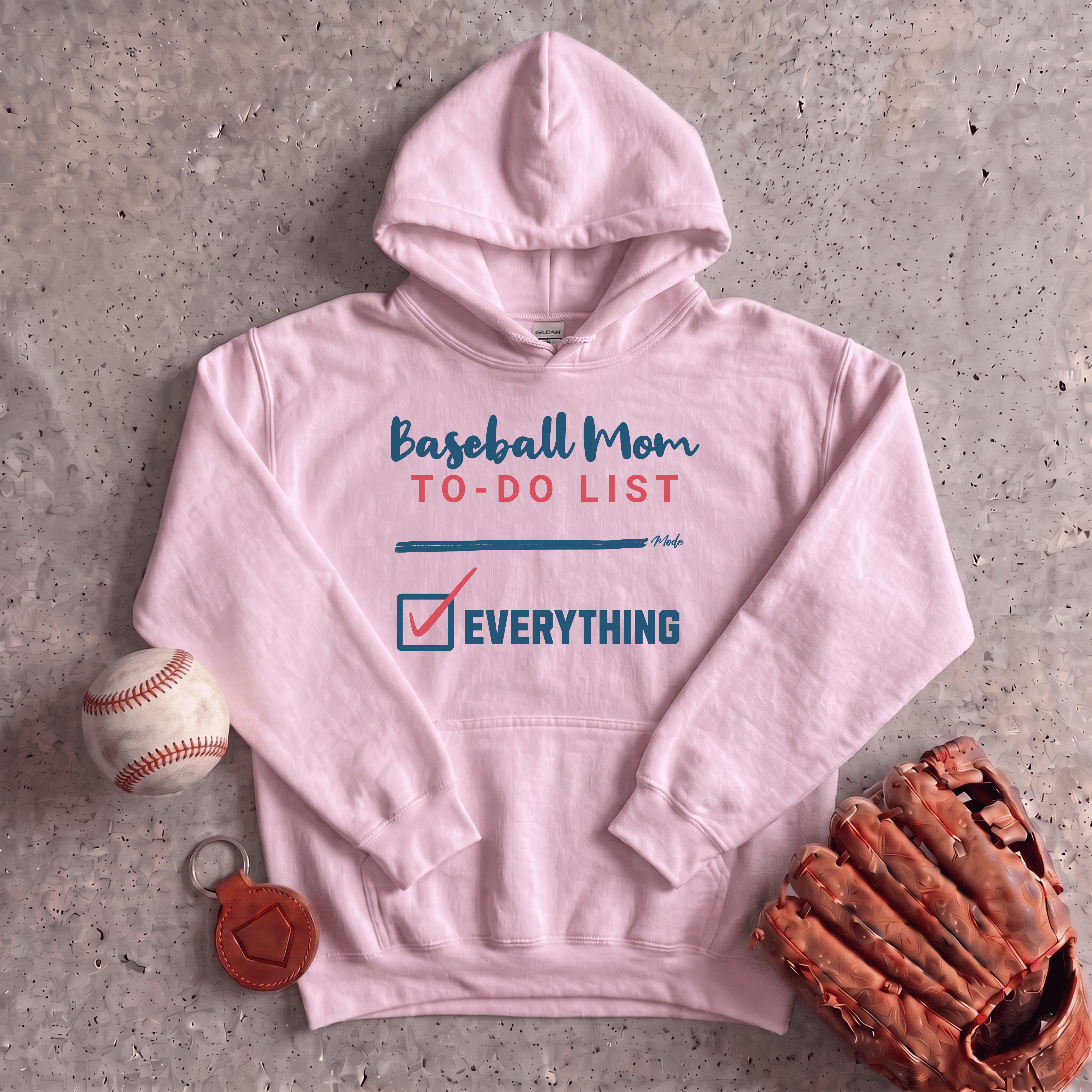 Collection of Baseball Mom To Do List Hoodie in a gallery layout