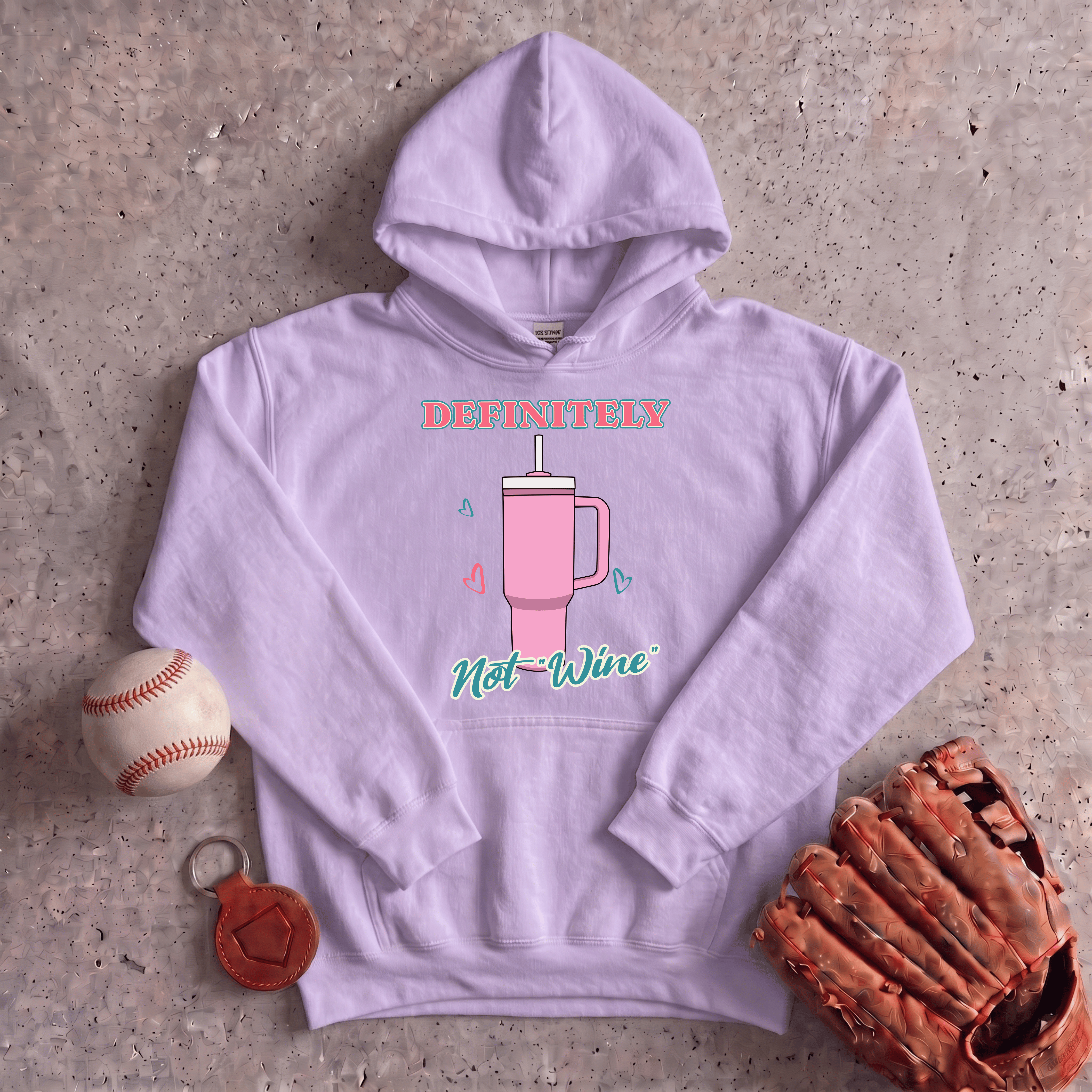 Collection of Definitely Not Wine Hoodie in a gallery layout