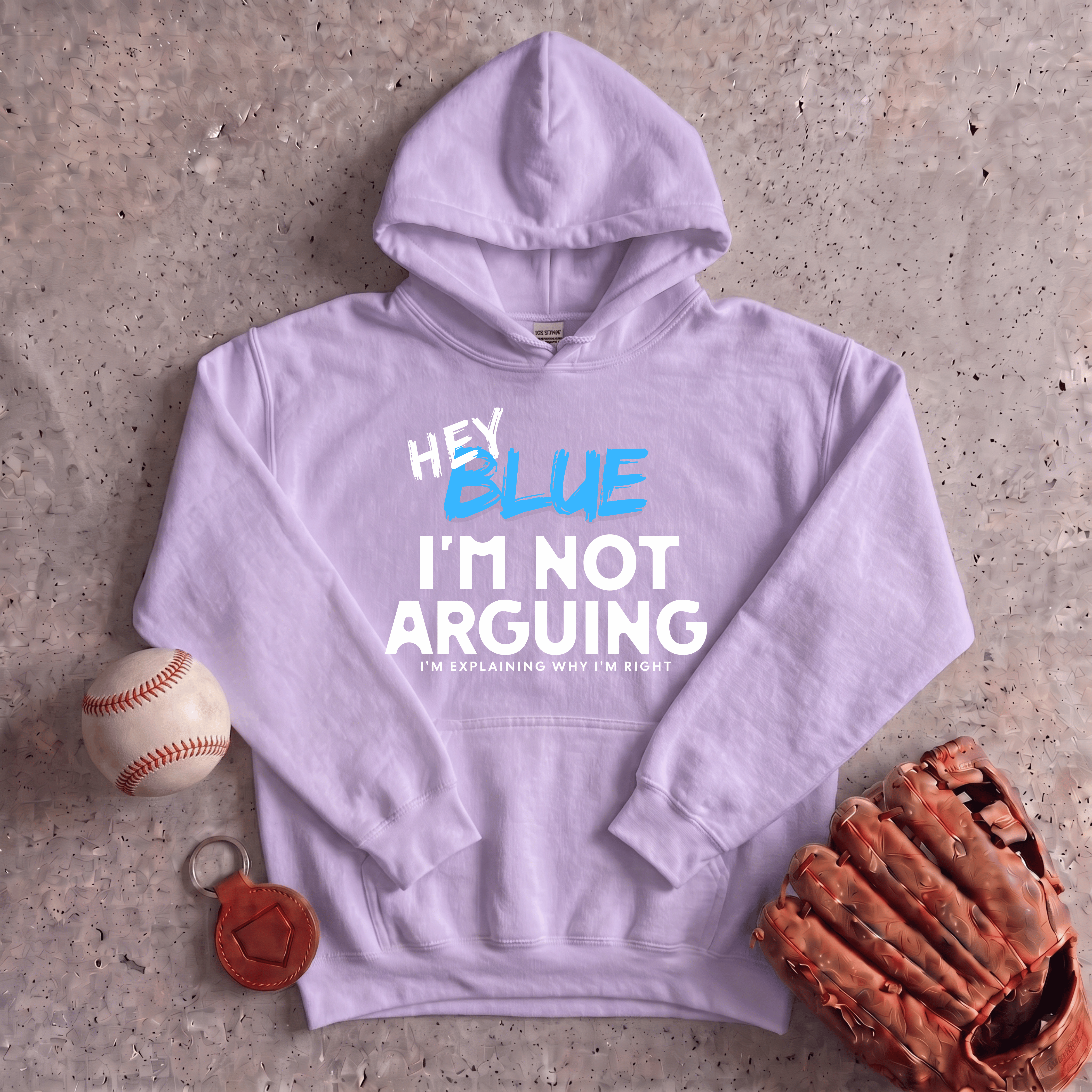 Collection of Hey Blue Im Not Arguing Hoodie in a gallery layout