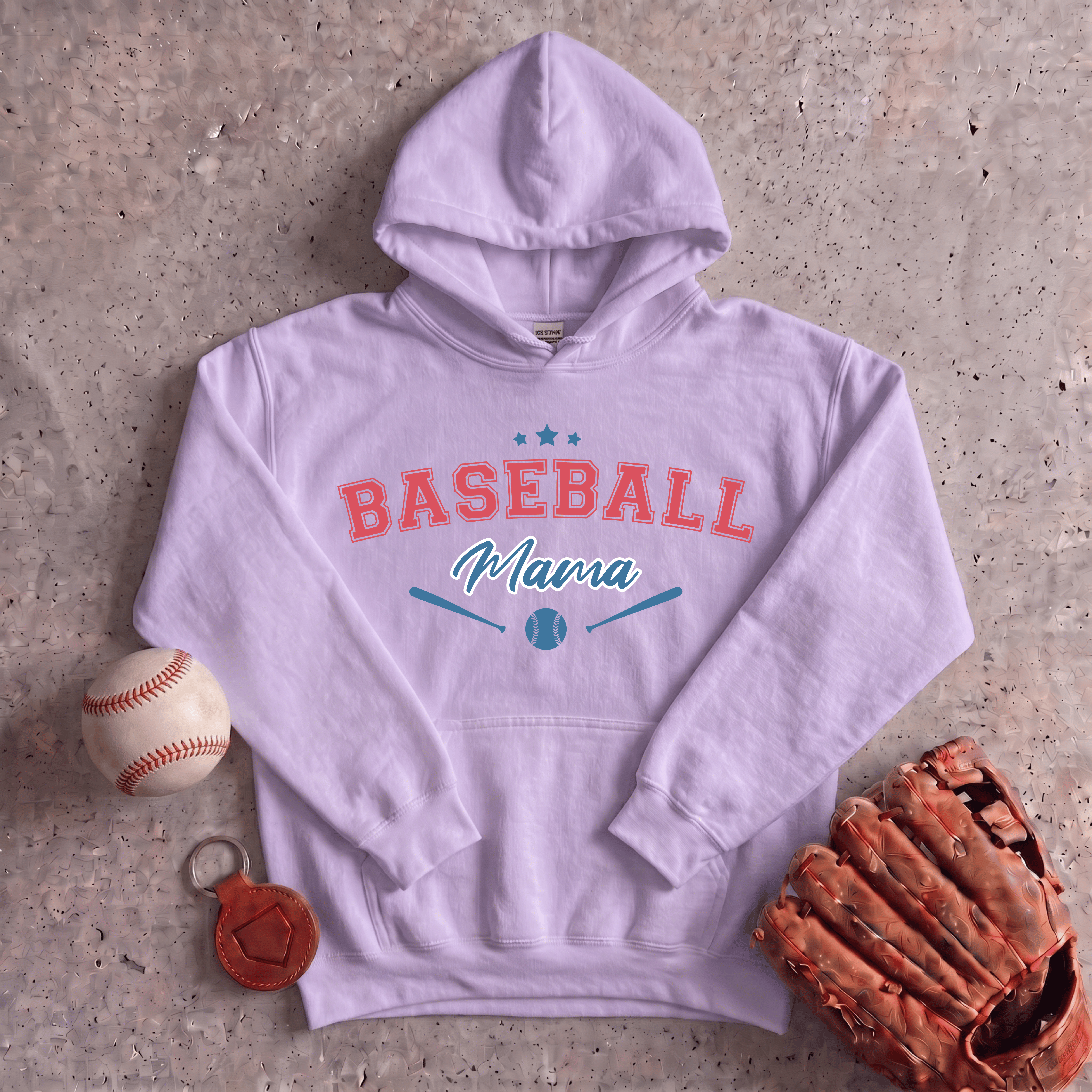 Collection of Baseball Mama Hoodie in a gallery layout