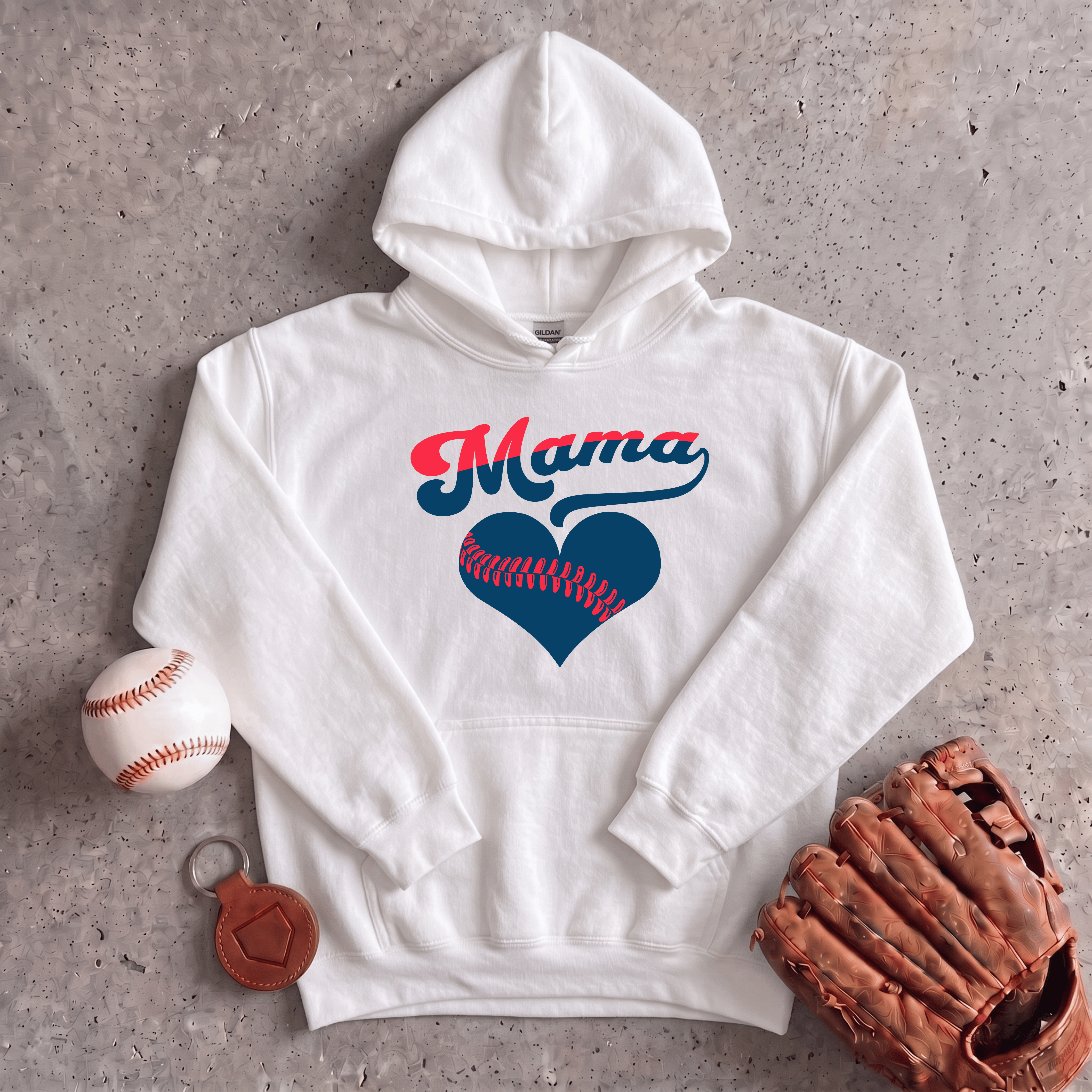 Collection of Baseball Mama Hoodie in a gallery layout