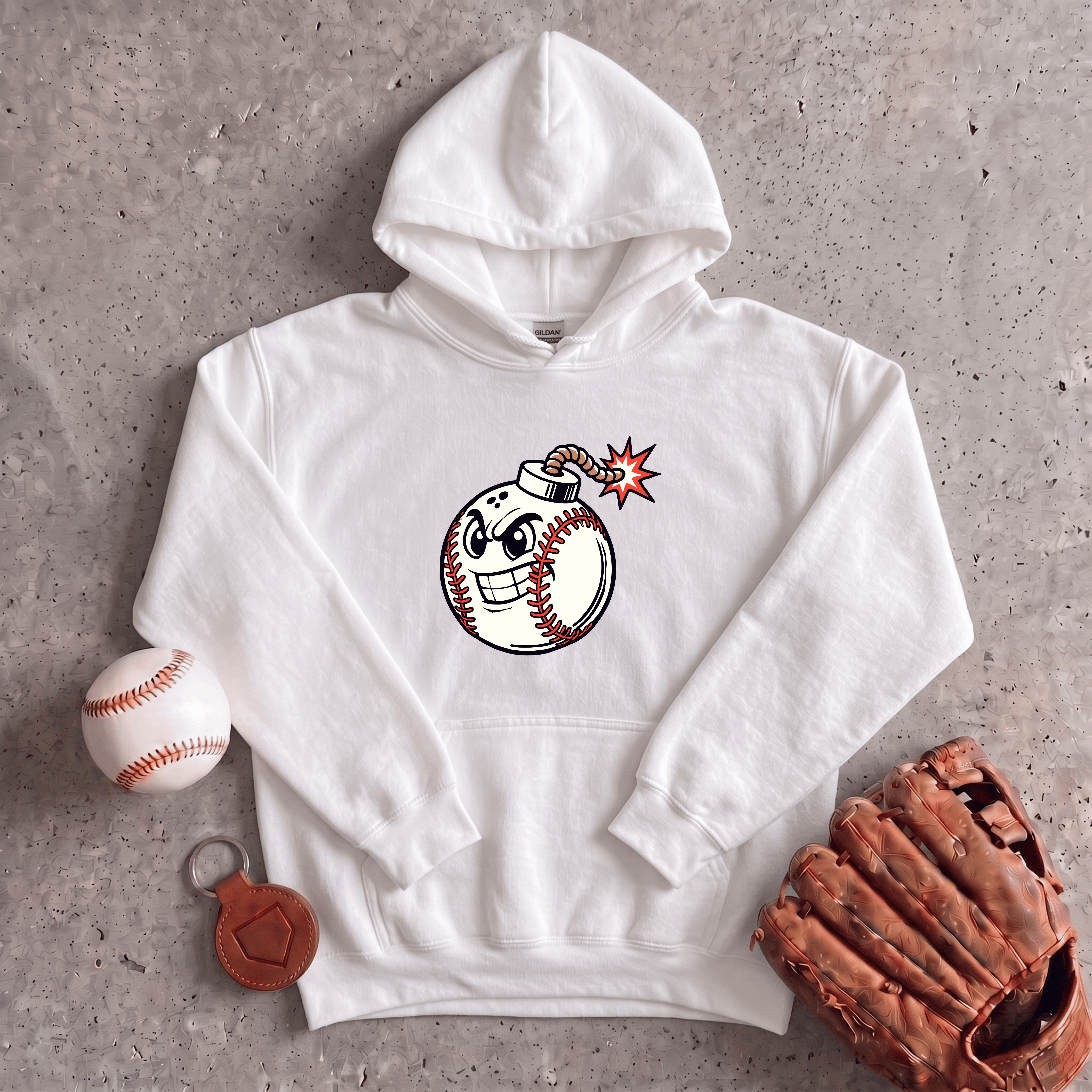 Collection of Hitting Bombs Hoodie in a gallery layout