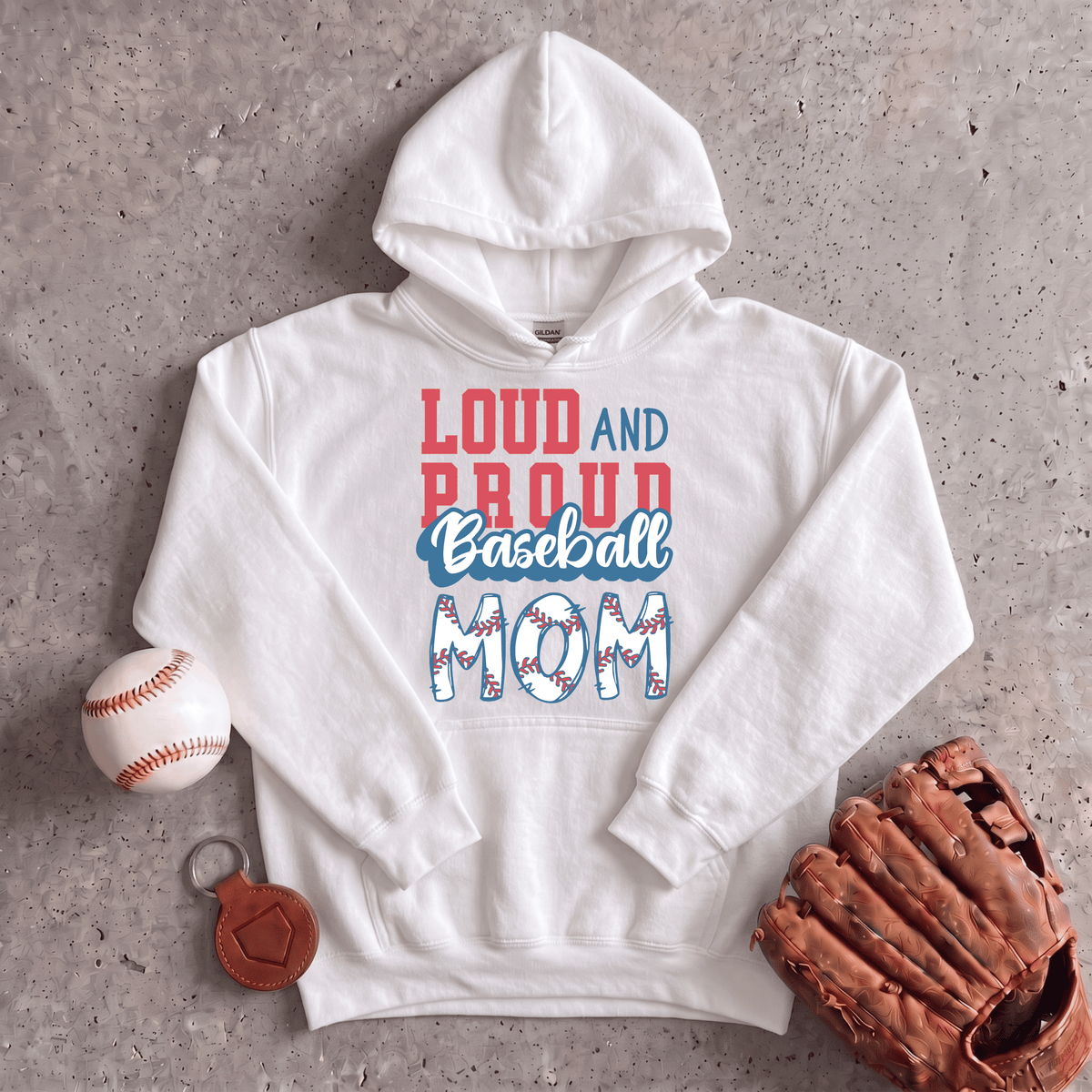 Loud and Proud Baseball Mom Hoodie