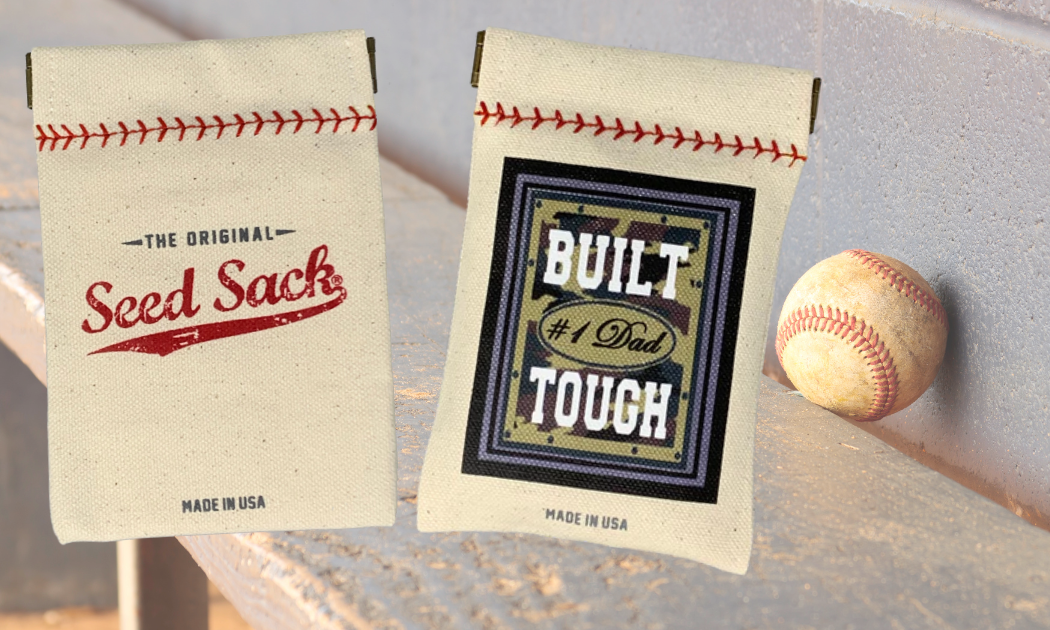 Collection of #1 Dad Seed Sack® | Canvas Baseball Seed Pouch in a gallery layout