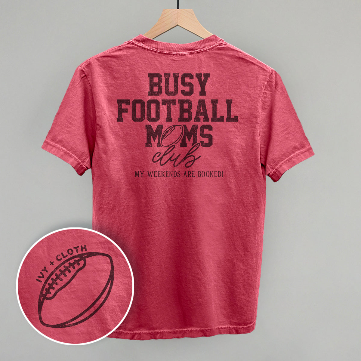 Collection of Busy Football Moms Club (Back Print) in a gallery layout