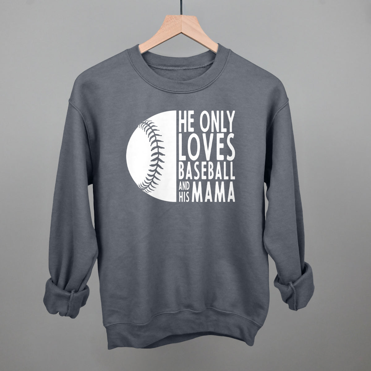 Collection of He Only Loves Baseball and His Mama | Baseball Mom Shirt in a gallery layout
