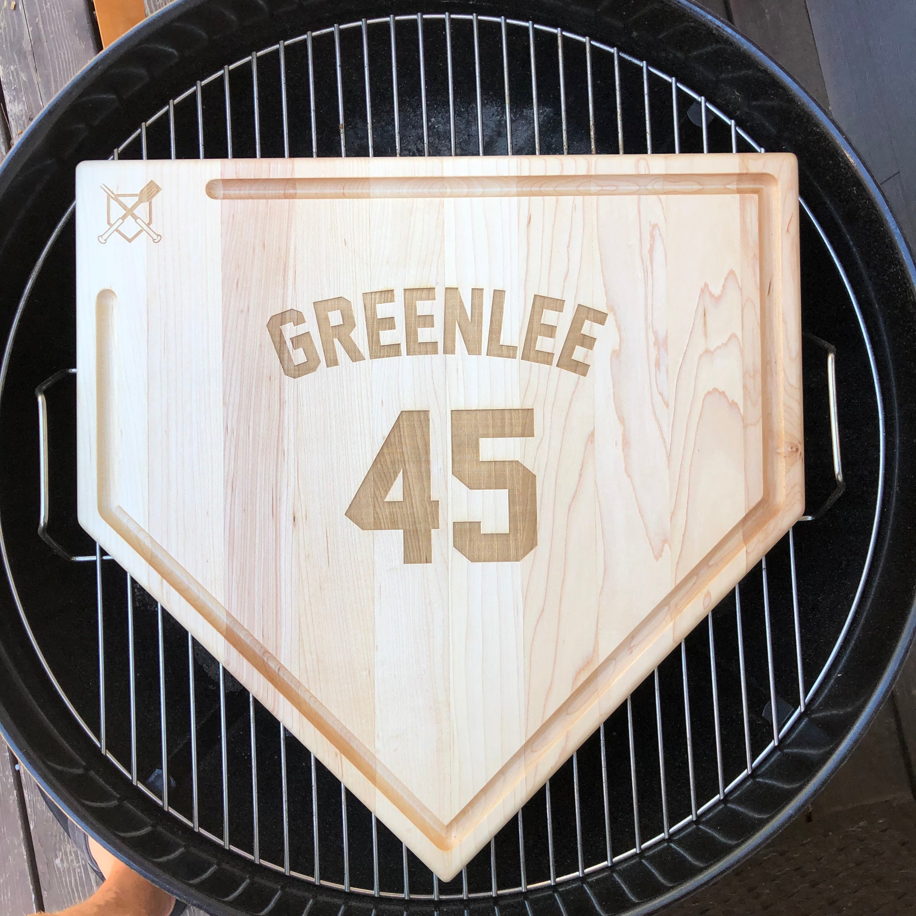 Collection of Full Size Home Plate Cutting Board With Trough in a gallery layout