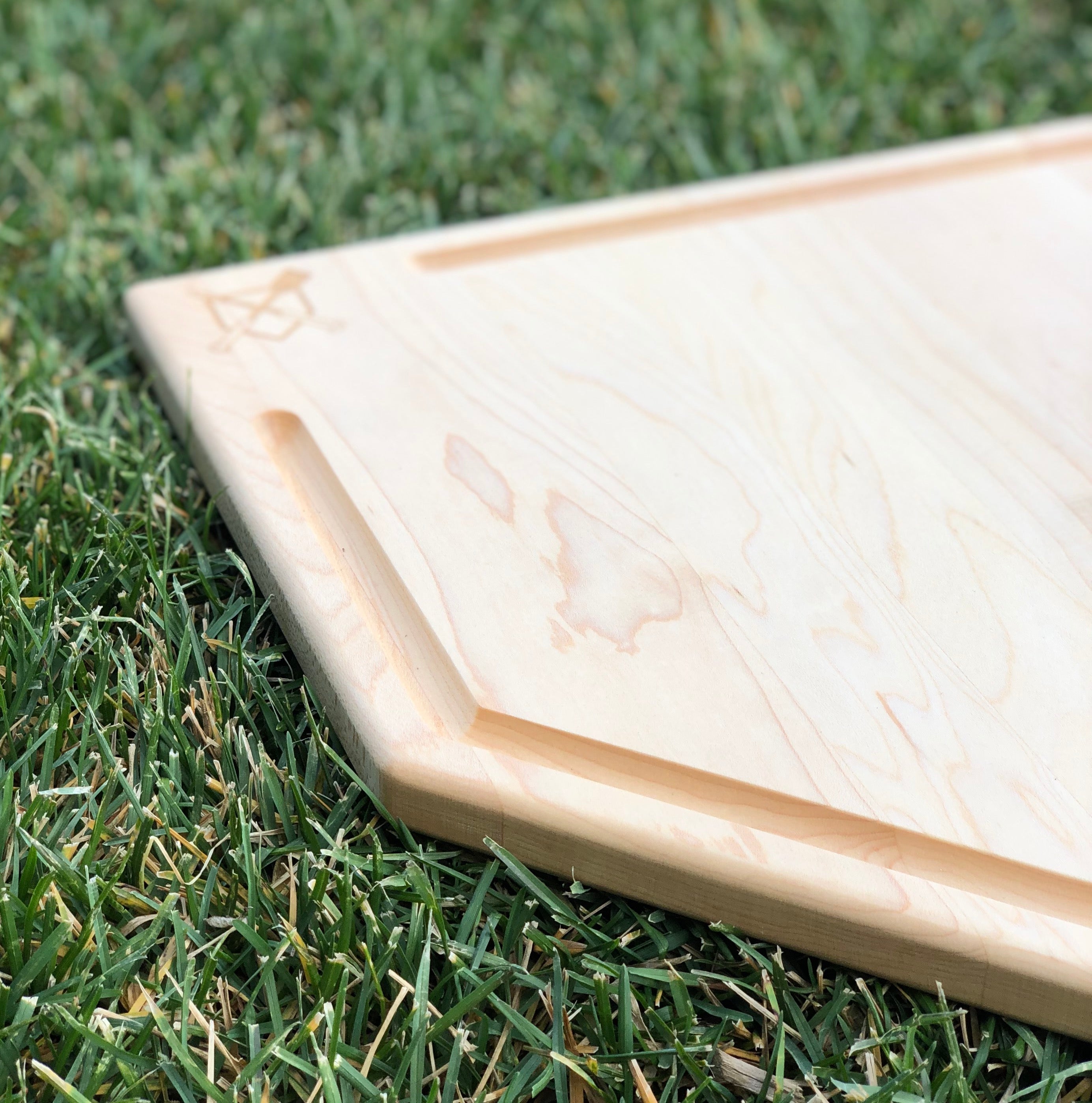 Collection of Full Size Home Plate Cutting Board With Trough in a gallery layout