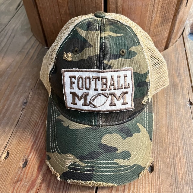 Camo Football Mom Hat