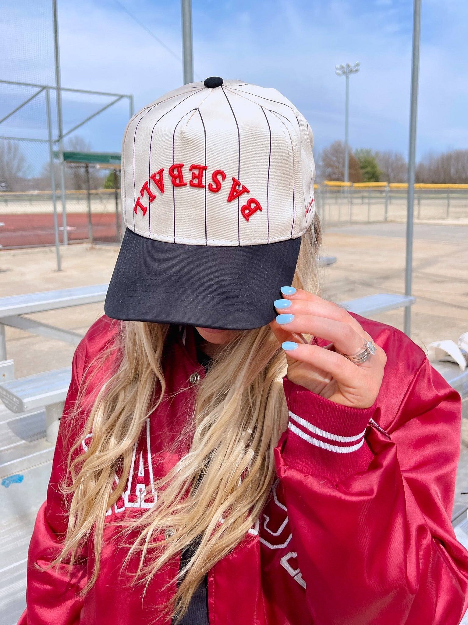 Baseball Pinstripe Vintage Hat | Out of Your League