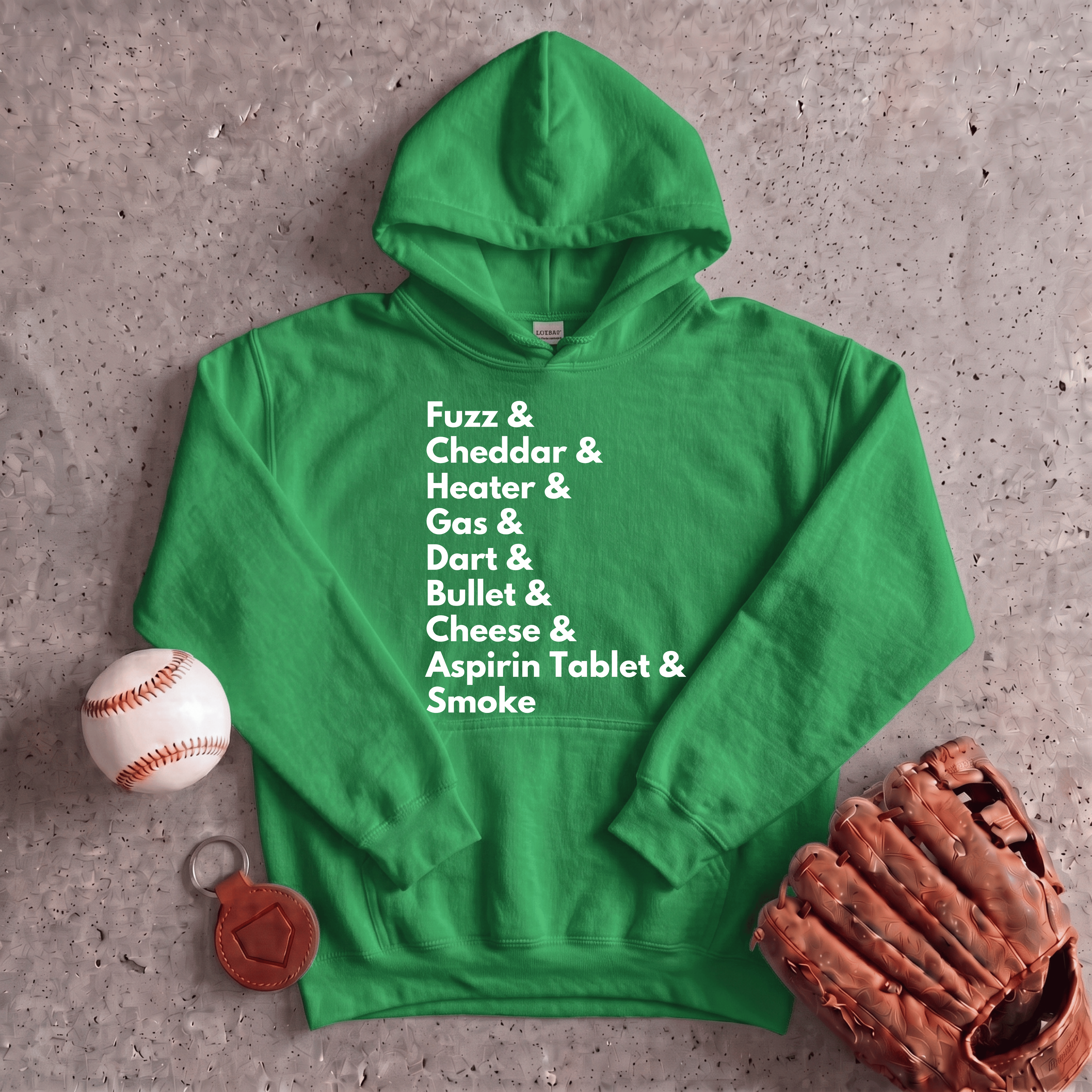 Collection of Fastball Slang Youth Hoodie in a gallery layout
