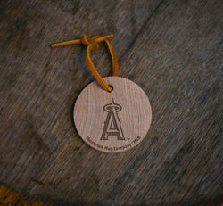 Collection of Choose From All 30 MLB Team Bat Slice Ornaments in a gallery layout