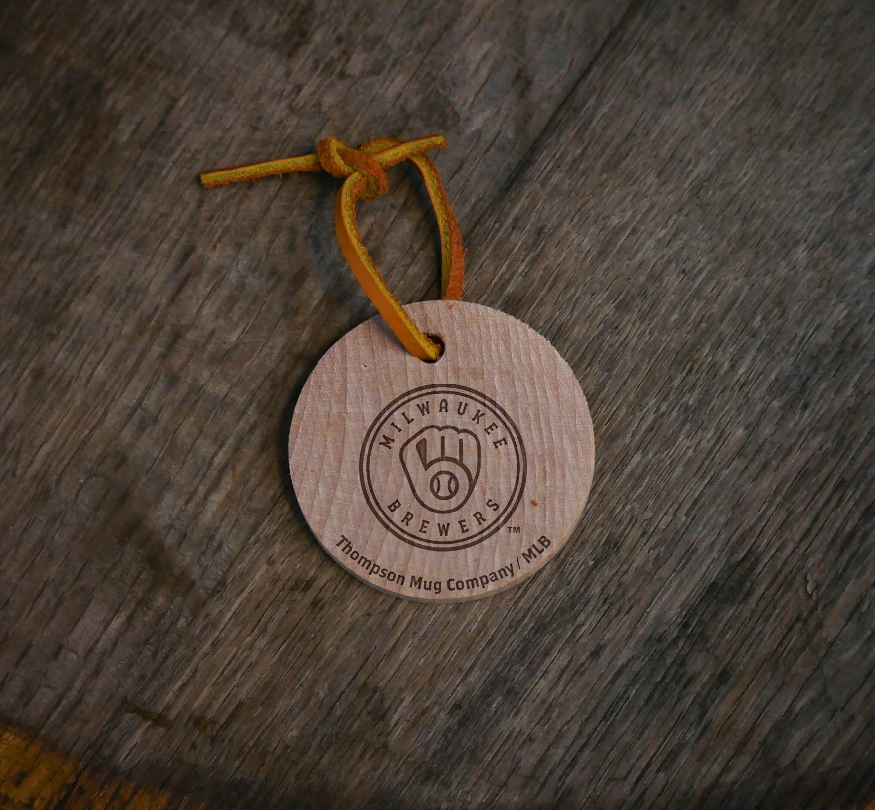 Collection of Choose From All 30 MLB Team Bat Slice Ornaments in a gallery layout