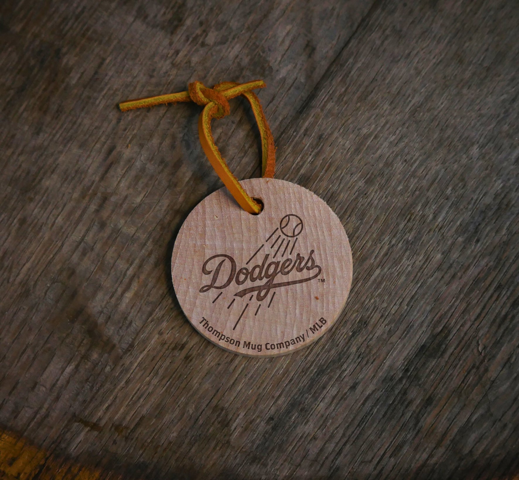 Collection of Choose From All 30 MLB Team Bat Slice Ornaments in a gallery layout