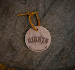 Collection of Choose From All 30 MLB Team Bat Slice Ornaments in a gallery layout
