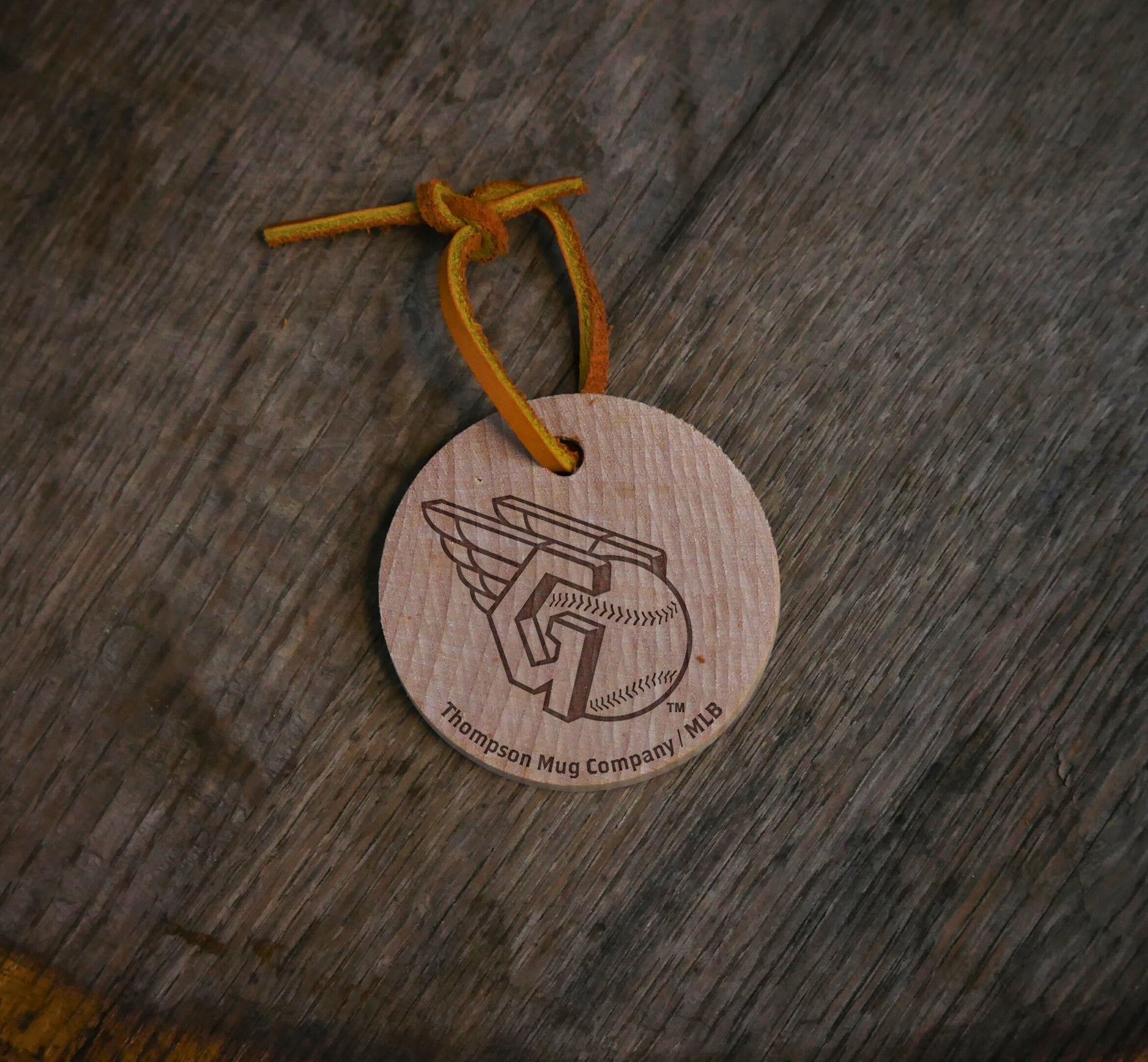 Collection of Choose From All 30 MLB Team Bat Slice Ornaments in a gallery layout