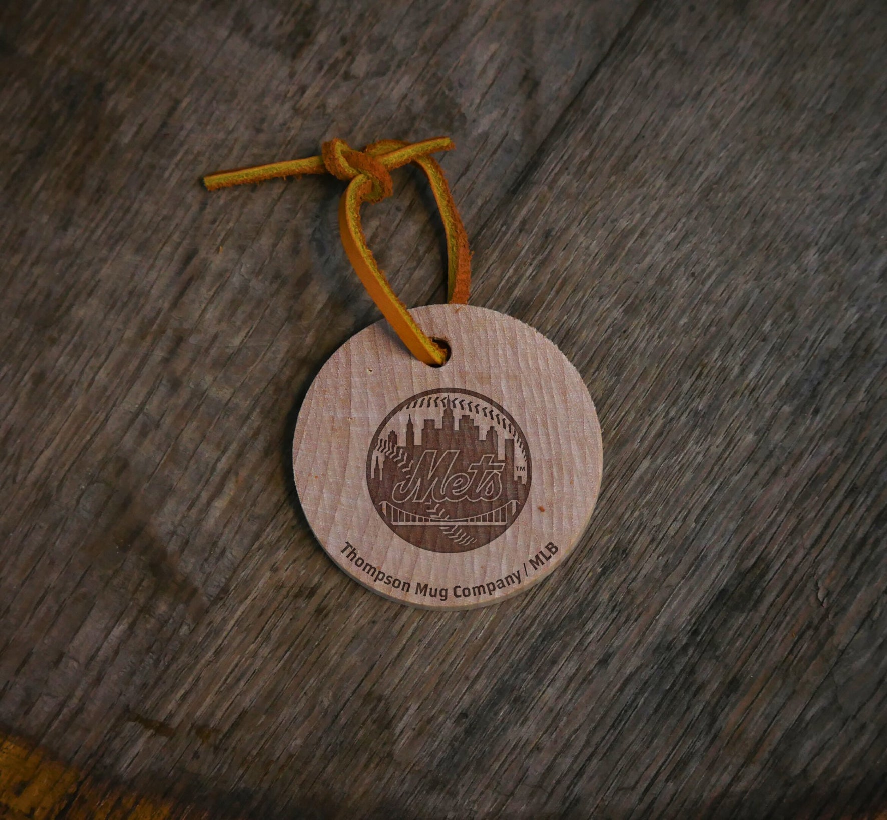 Collection of Choose From All 30 MLB Team Bat Slice Ornaments in a gallery layout