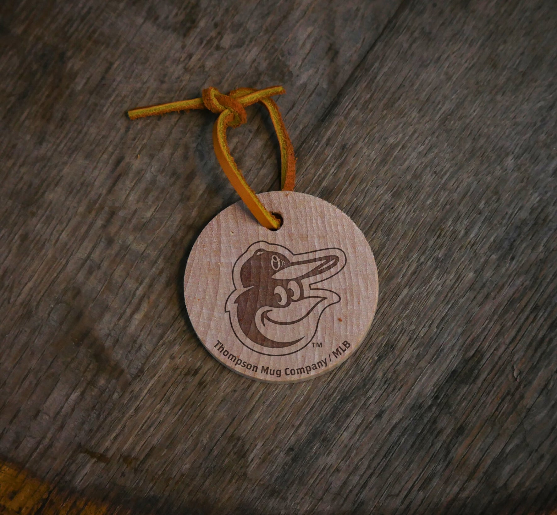 Collection of Choose From All 30 MLB Team Bat Slice Ornaments in a gallery layout