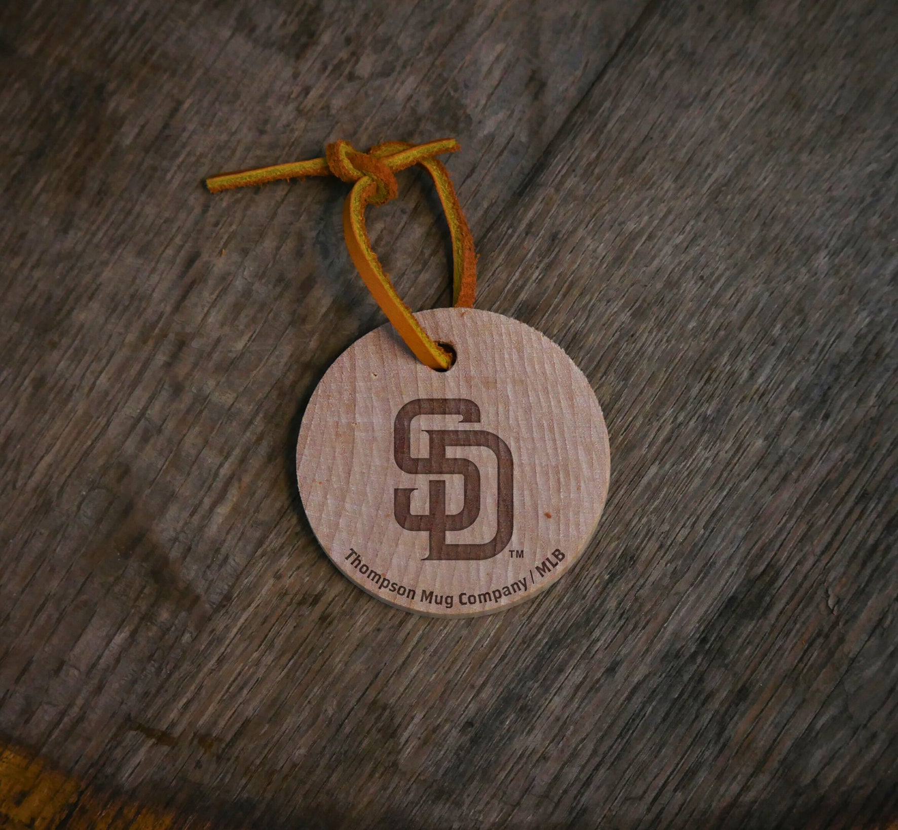 Collection of Choose From All 30 MLB Team Bat Slice Ornaments in a gallery layout