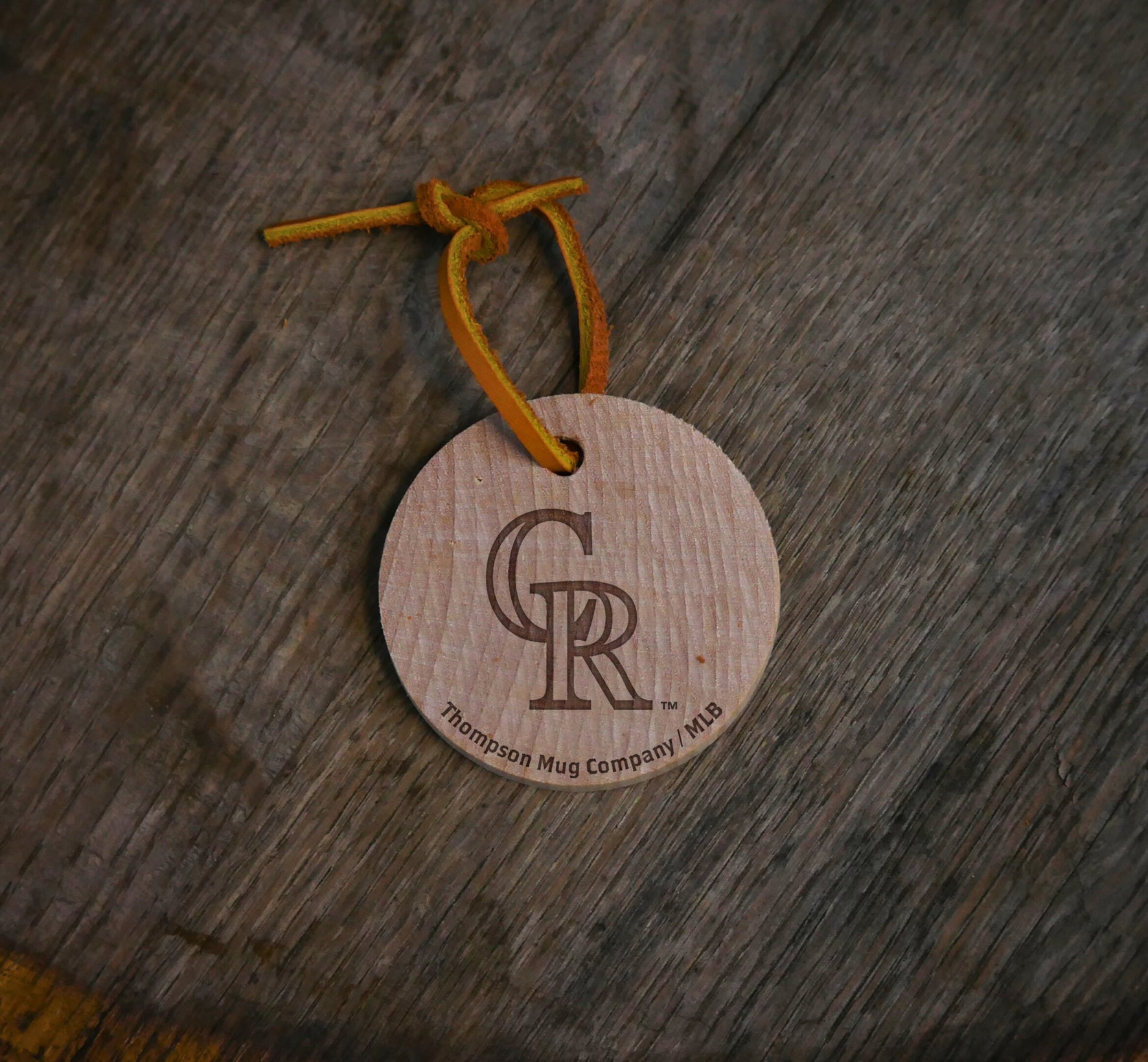 Collection of Choose From All 30 MLB Team Bat Slice Ornaments in a gallery layout