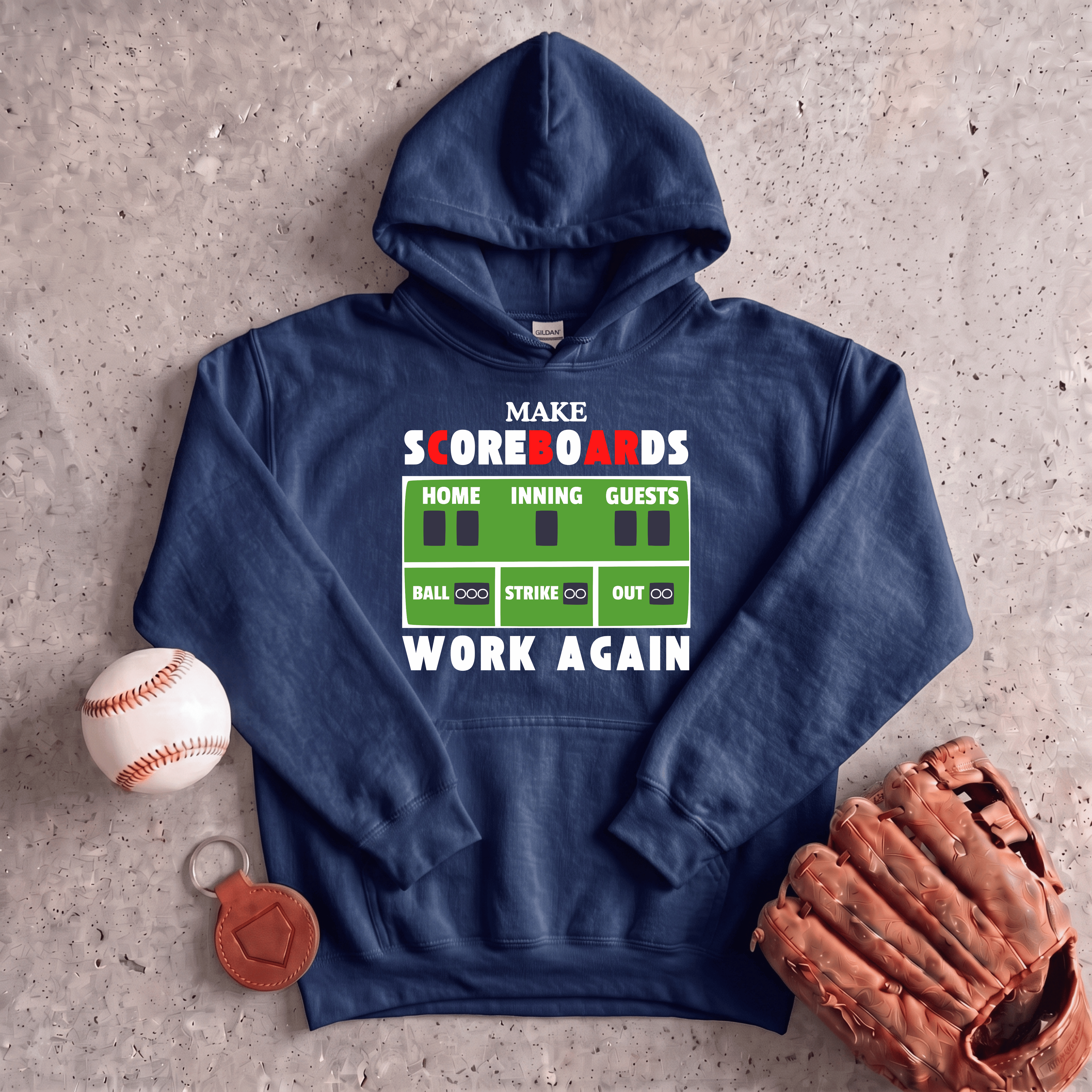 Collection of Make Scoreboards Work Again Hoodie in a gallery layout