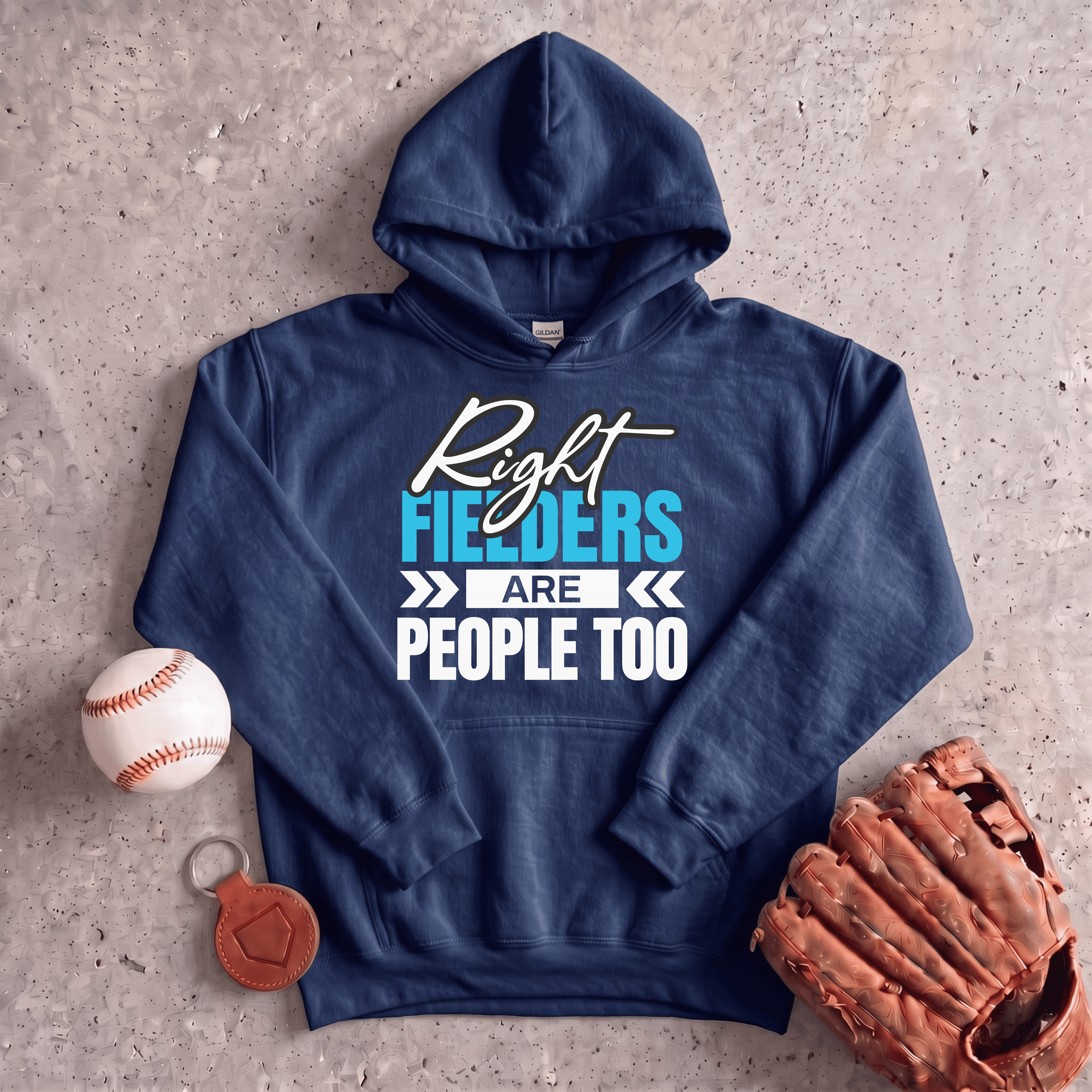 Collection of Right Fielders Are People Too Hoodie in a gallery layout