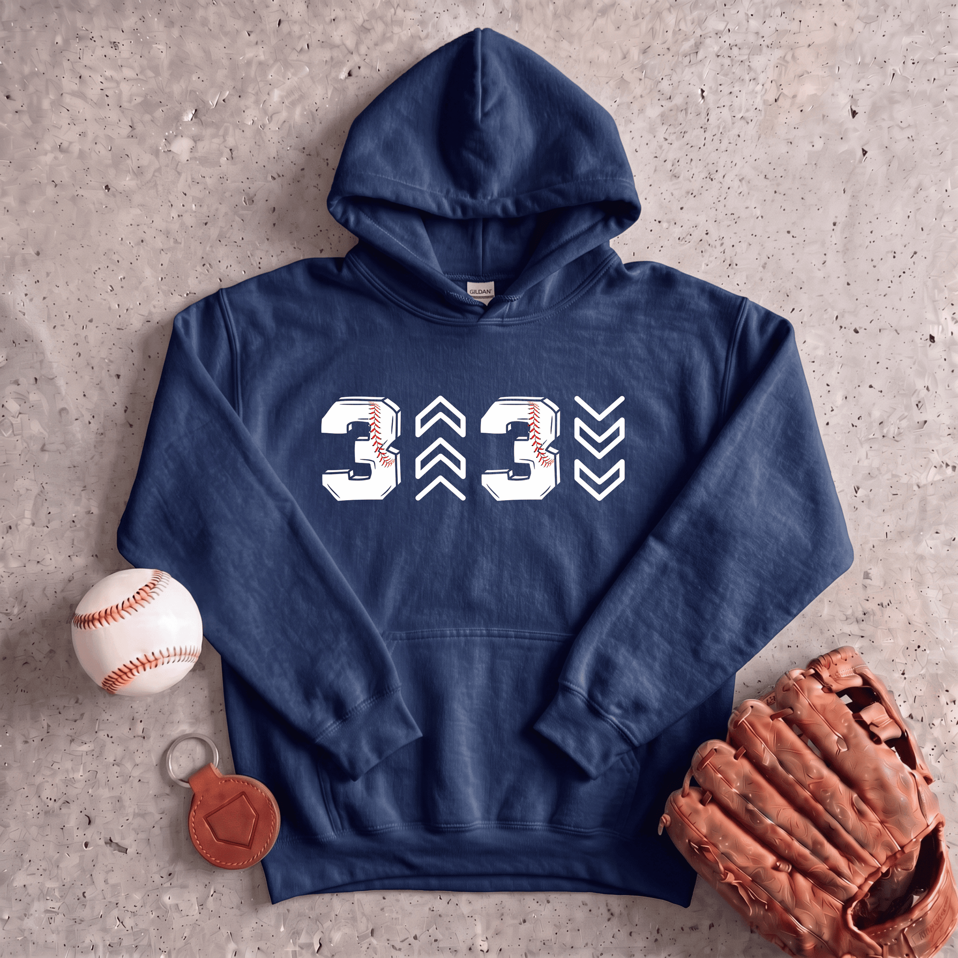 Three Up Three Down Hoodie