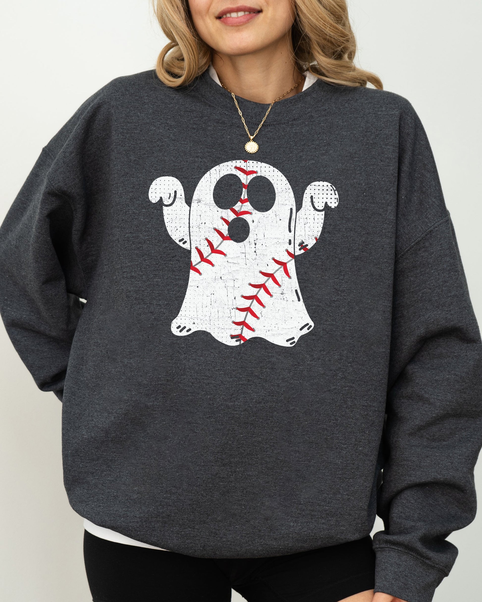 Baseball Ghost Sweatshirt