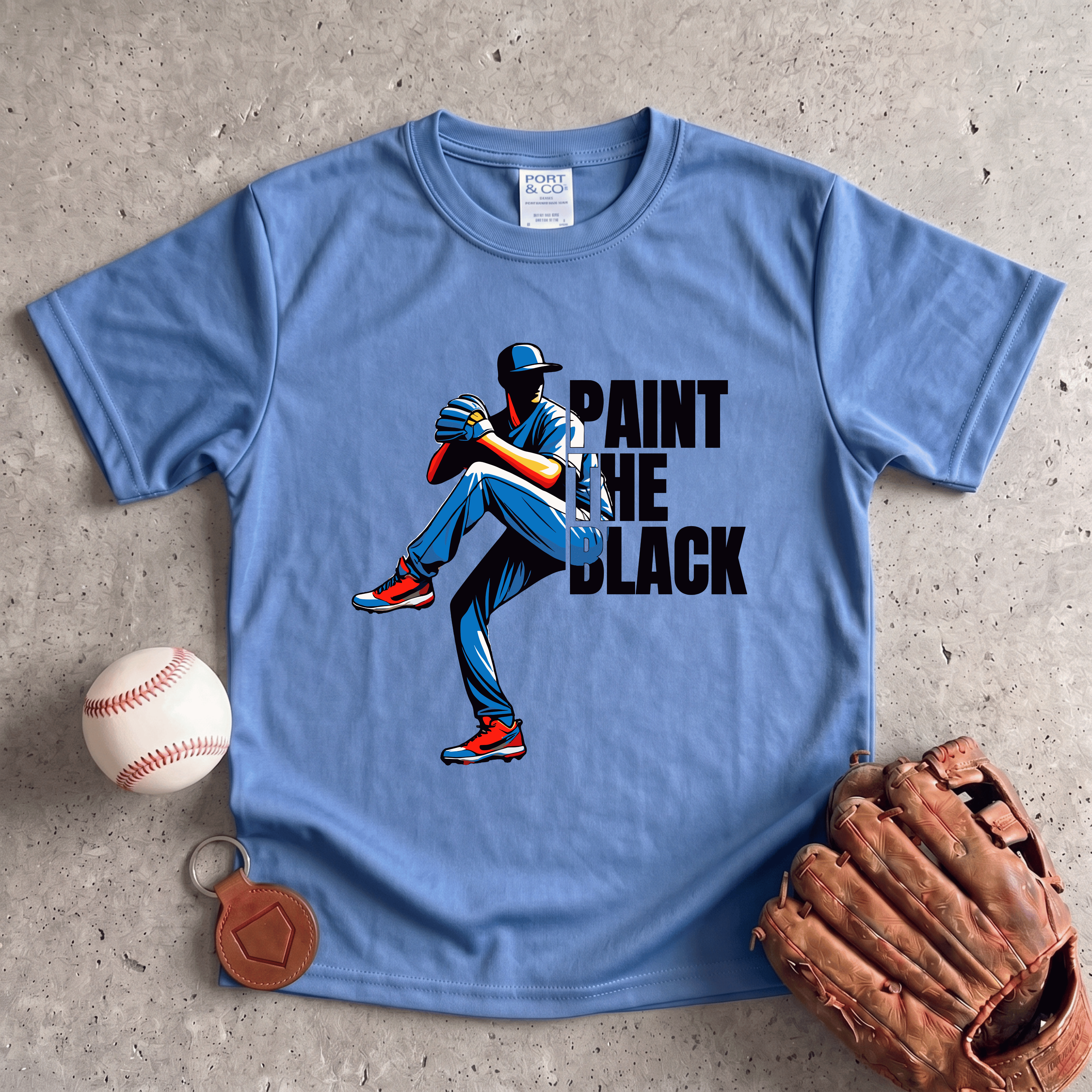 Collection of Paint The Black Youth T-Shirt in a gallery layout