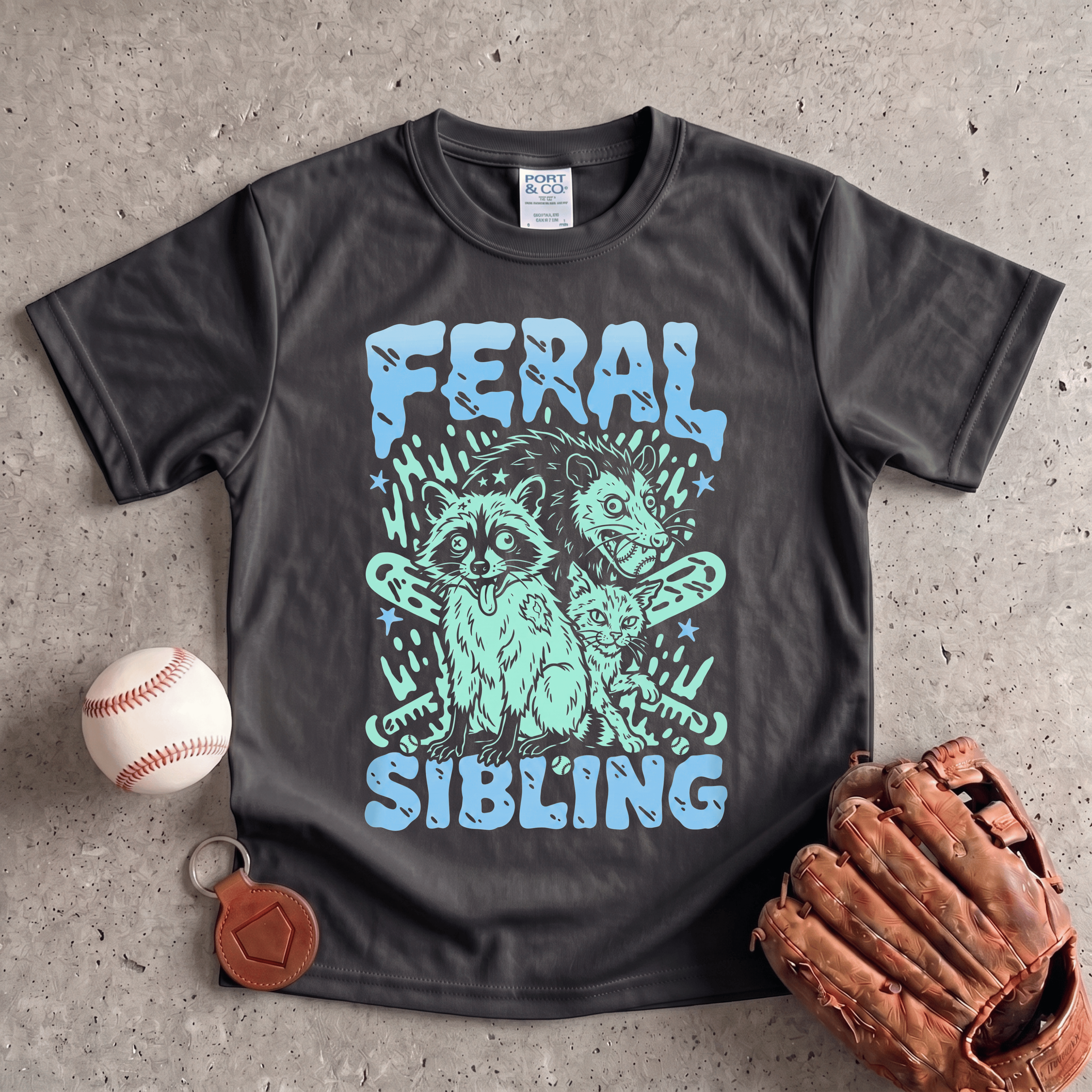Collection of Feral Sibling Youth T-Shirt in a gallery layout