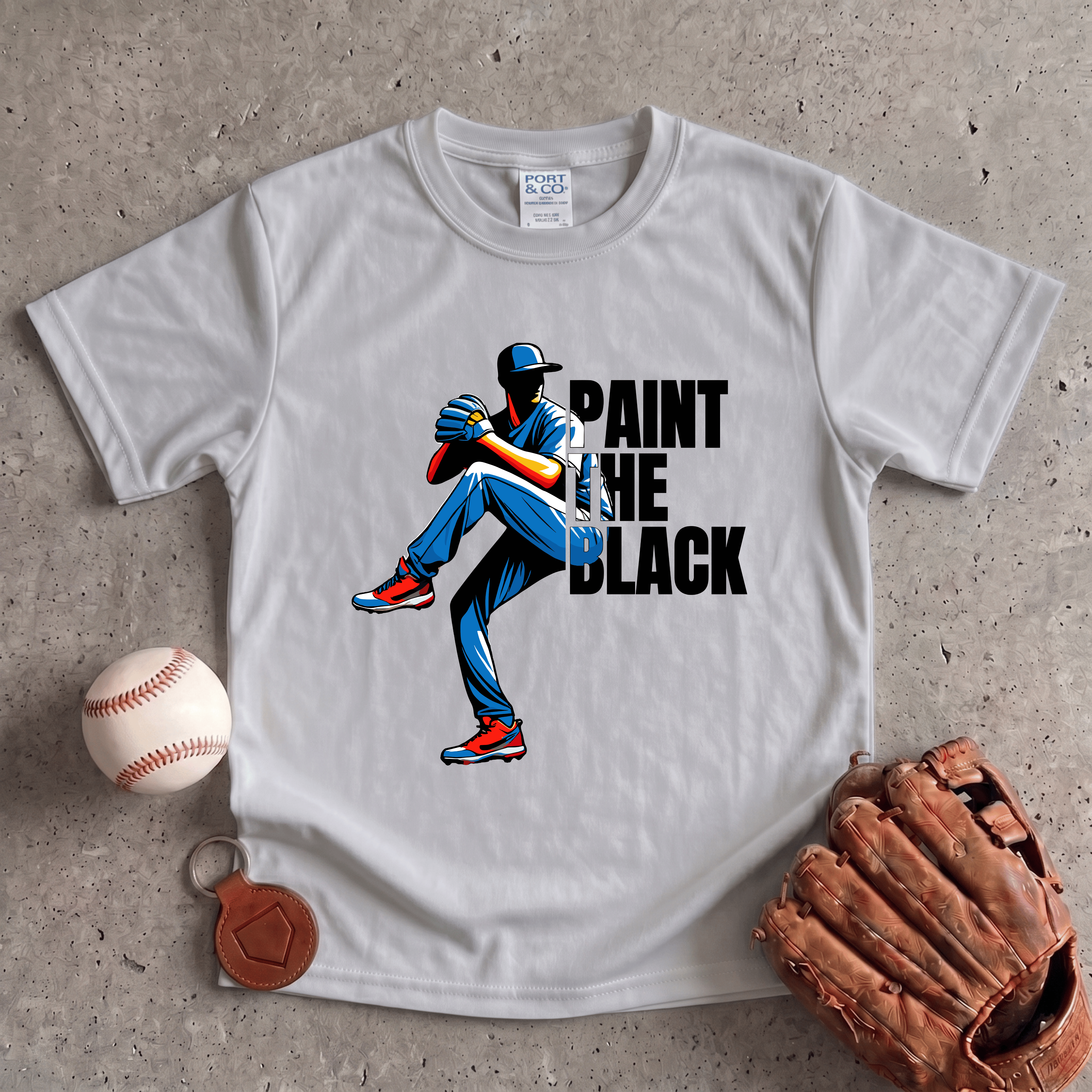 Collection of Paint The Black Youth T-Shirt in a gallery layout