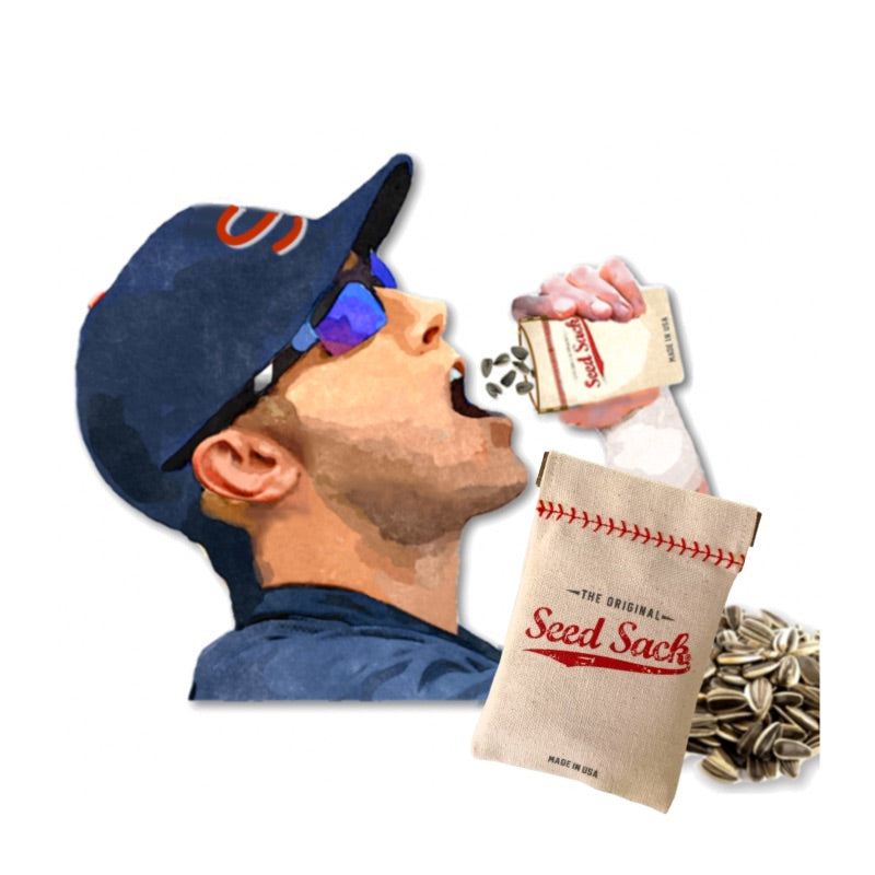 #1 Dad Seed Sack® | Canvas Baseball Seed Pouch