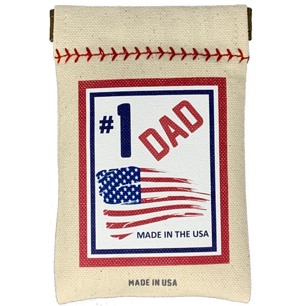 Collection of #1 Dad Seed Sack® | Canvas Baseball Seed Pouch in a gallery layout