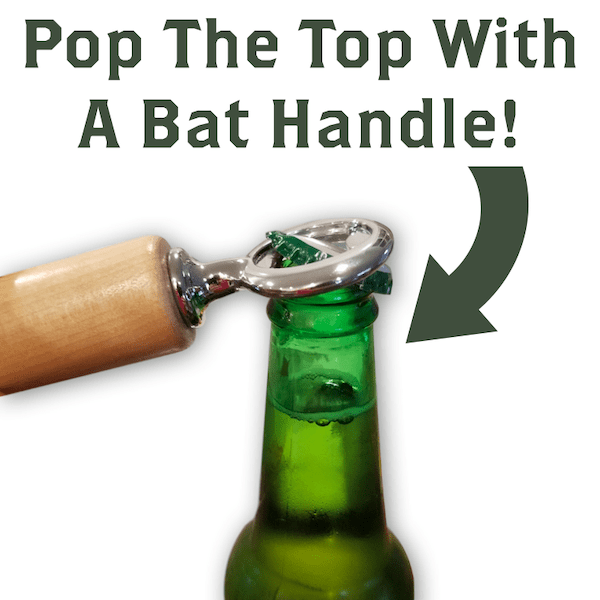 Collection of Los Angeles Dodgers Baseball Bat Handle Bottle Opener in a gallery layout
