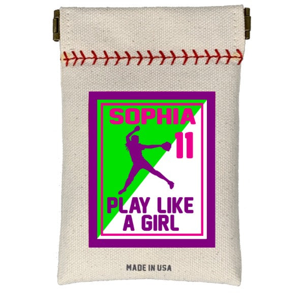 Collection of Play Like A Girl Seed Sack in a gallery layout