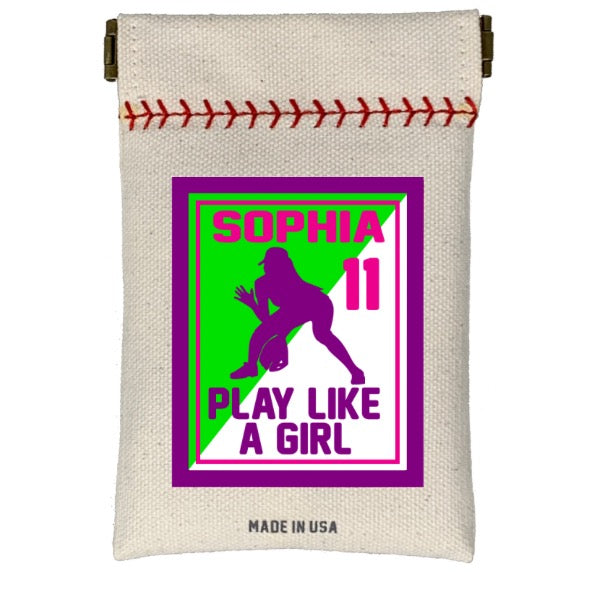 Collection of Play Like A Girl Seed Sack in a gallery layout