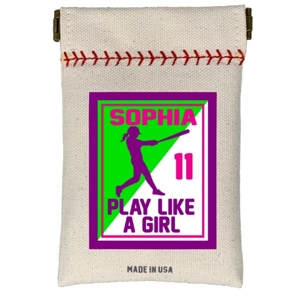 Collection of Play Like A Girl Seed Sack in a gallery layout