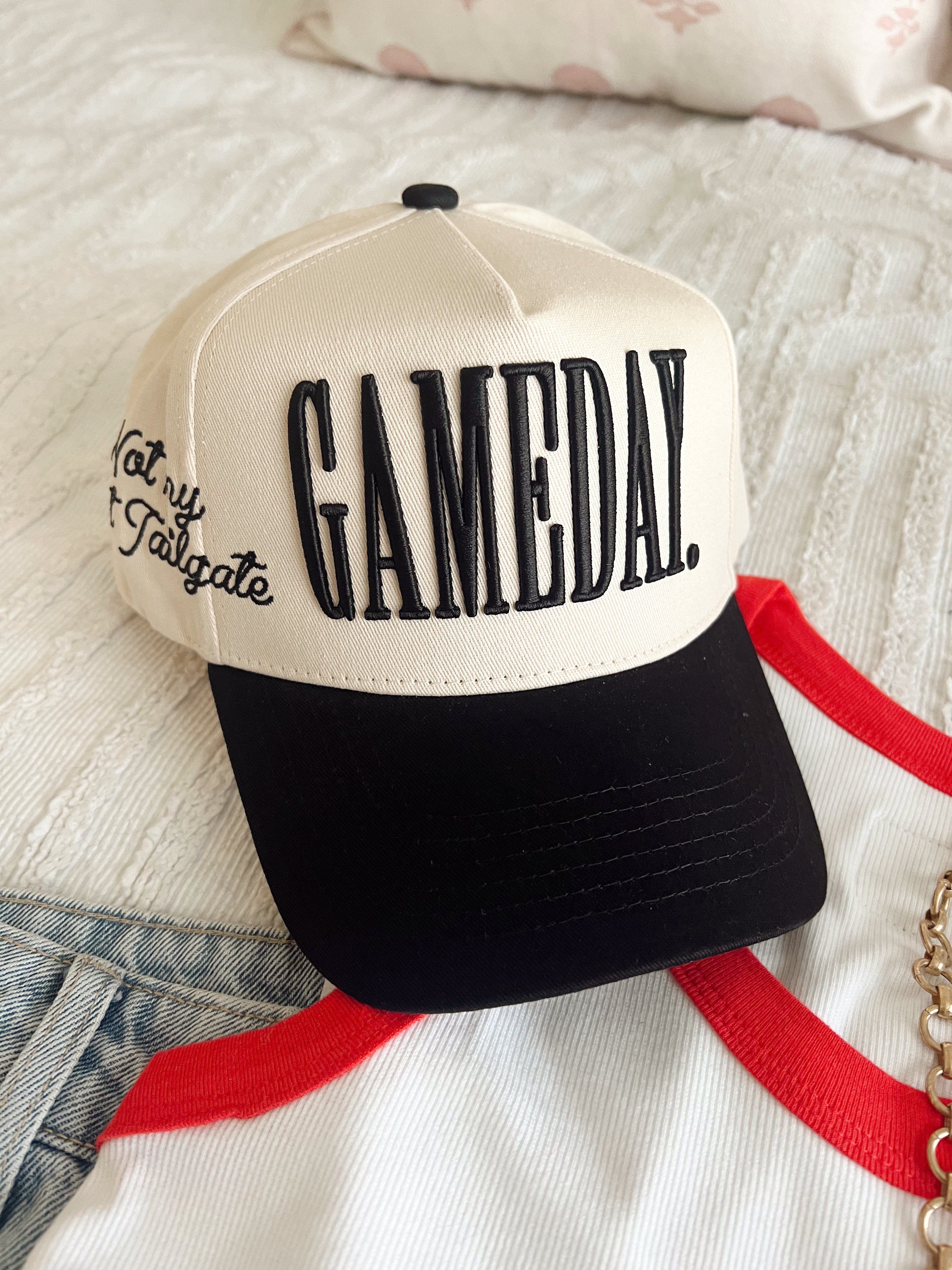 Collection of Gameday Not My First Tailgate Hat | Vintage Trucker Snapback in a gallery layout