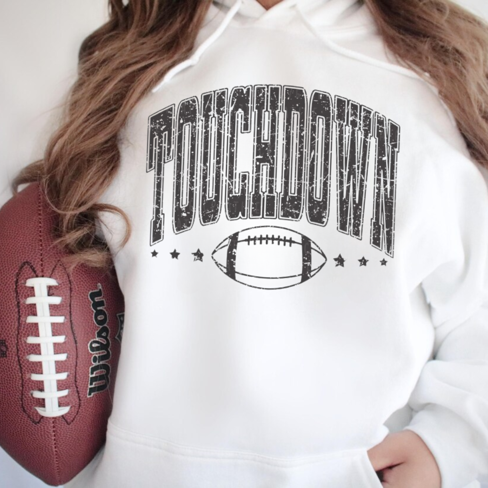 Collection of Touchdown Hooded Sweatshirt in a gallery layout