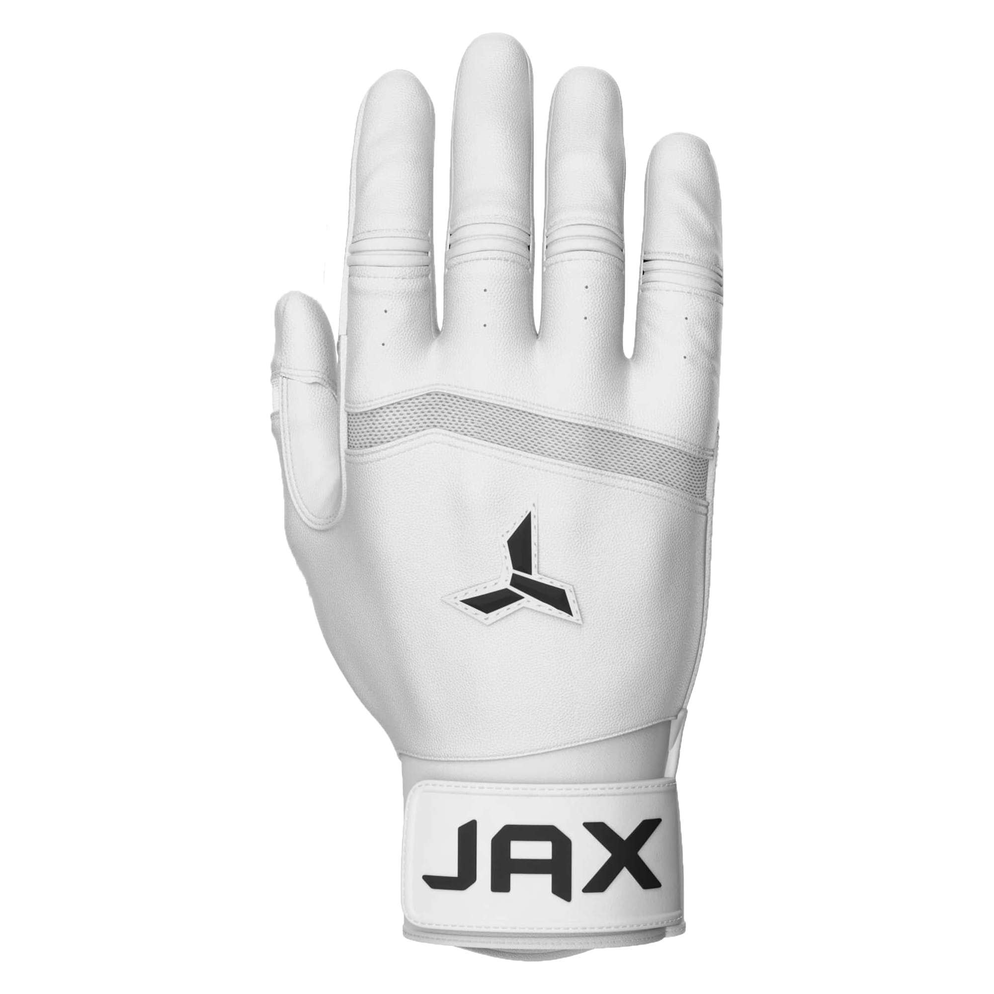 Collection of JAX Batting Gloves Platinum White Pro Cuff in a gallery layout
